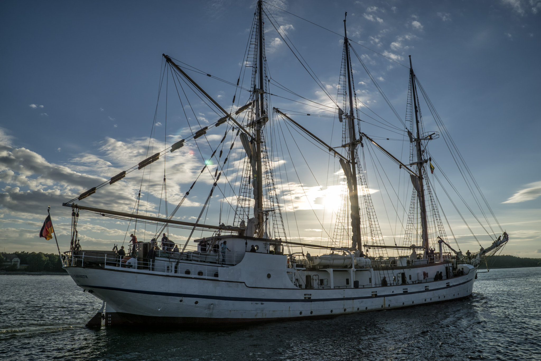 Sony DT 18-200mm F3.5-6.3 sample photo. German sailboat photography
