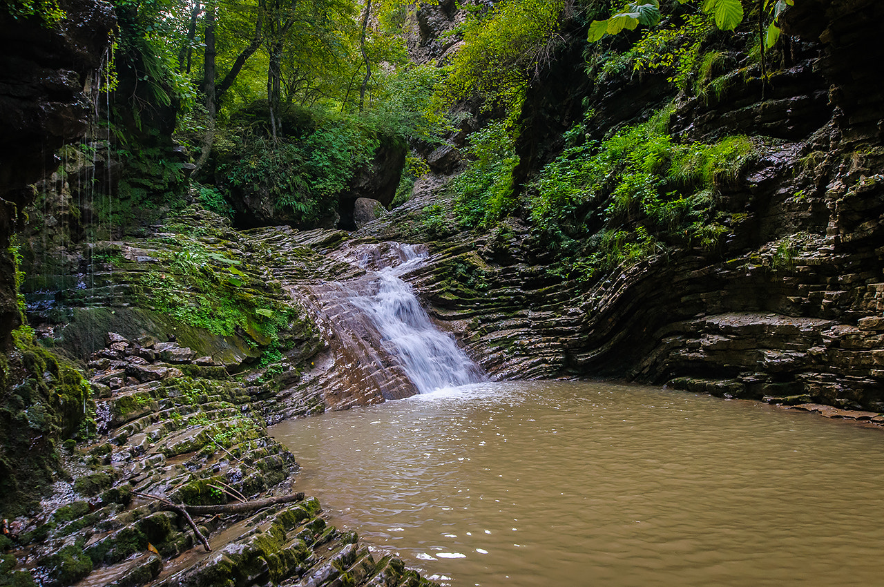 Nikon D300 + Sigma 10-20mm F3.5 EX DC HSM sample photo. Водопад Руфабго (rufabgo waterfall) photography