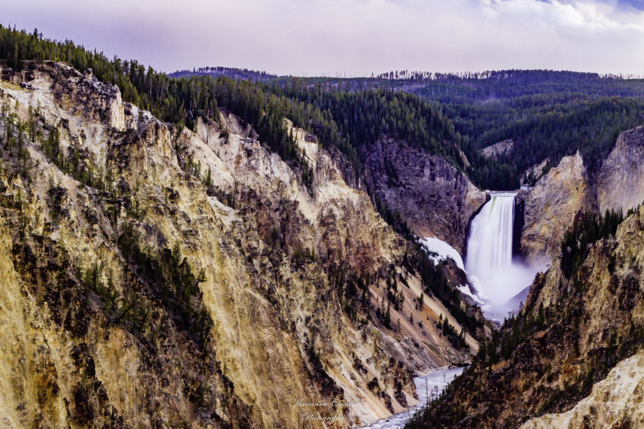 Canon EOS 1200D (EOS Rebel T5 / EOS Kiss X70 / EOS Hi) sample photo. Grand canyon of the yellowstone upper falls photography