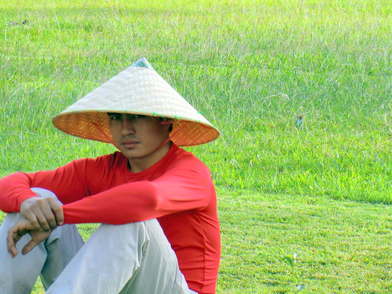 CASIO EX-H15 sample photo. Laos worker photography