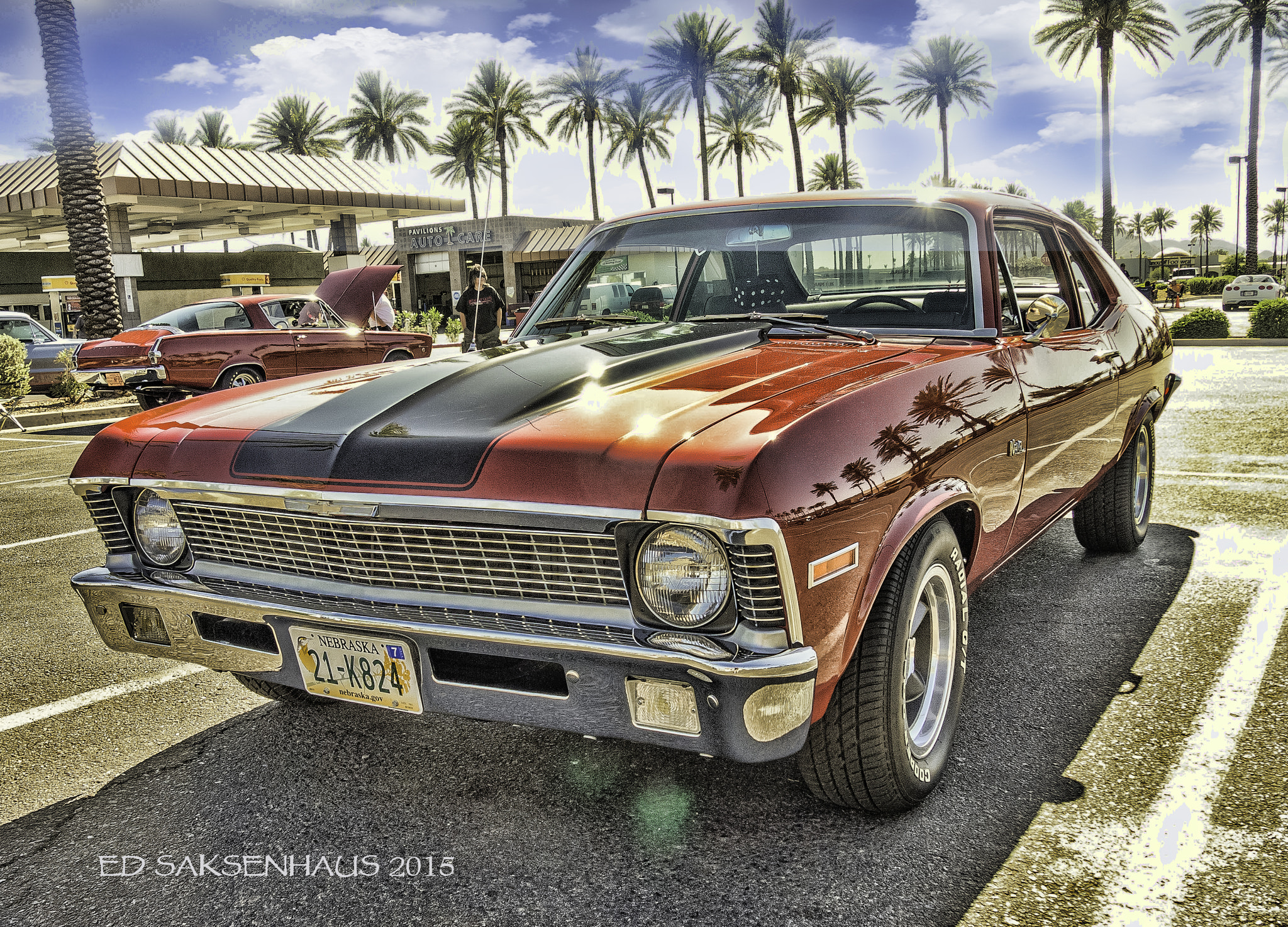 Olympus PEN E-PL3 sample photo. Chevy chevelle at the scottsdale car show photography