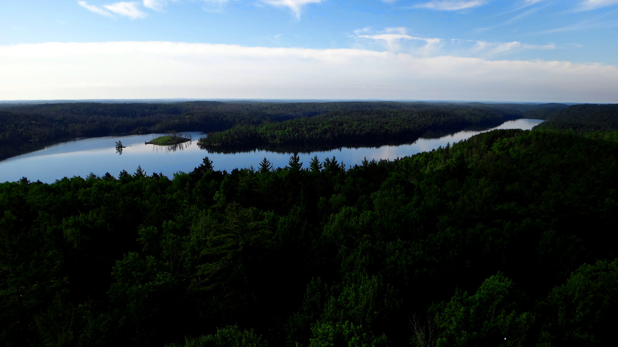 Sony Cyber-shot DSC-TX10 sample photo. Climbed a 15 story ladder to the top of this abandoned fire watch tower to get this pic photography