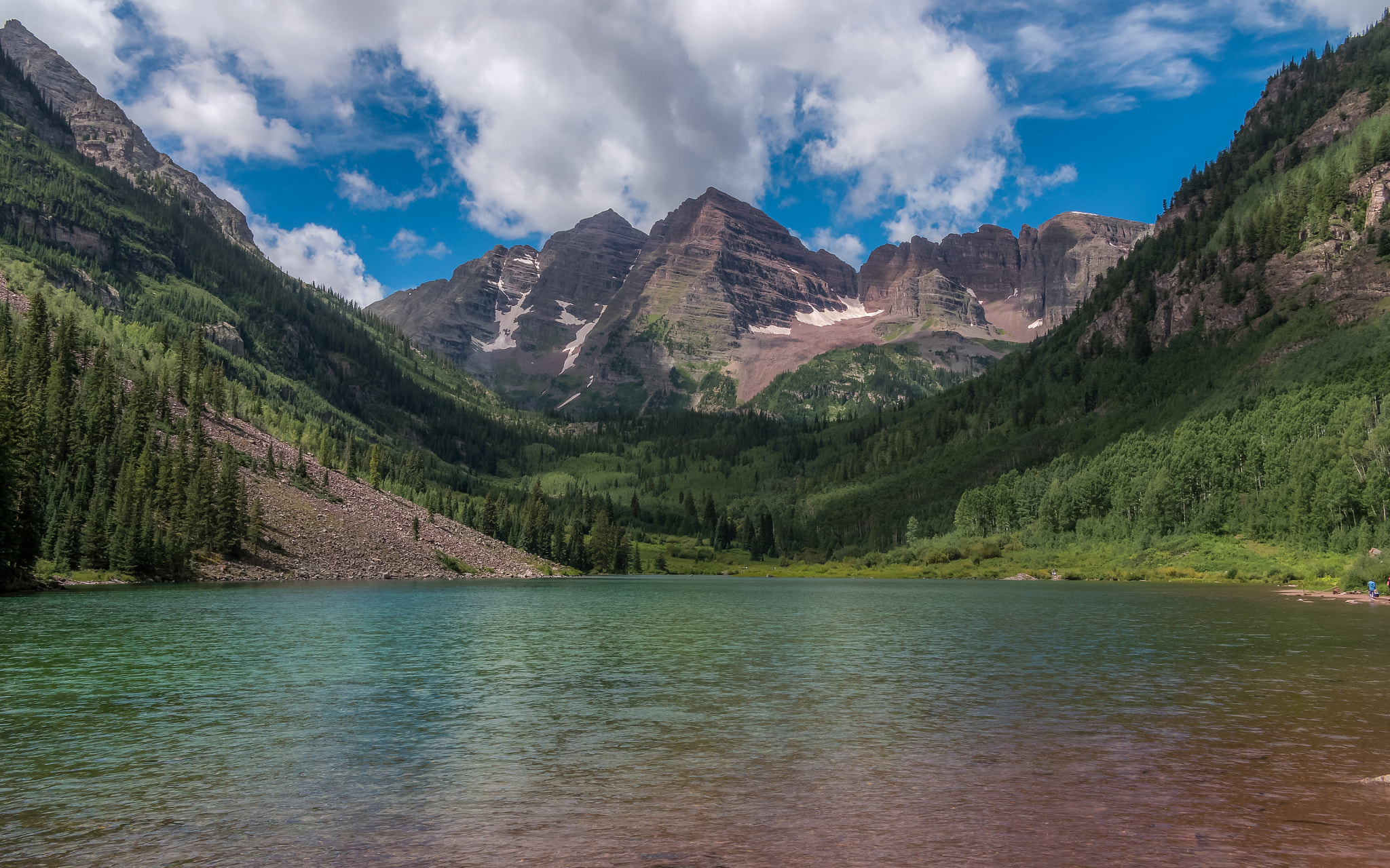 Panasonic Lumix DMC-GH4 + .64x Metabones 18-35/1.8 sample photo. Maroon bells lake photography