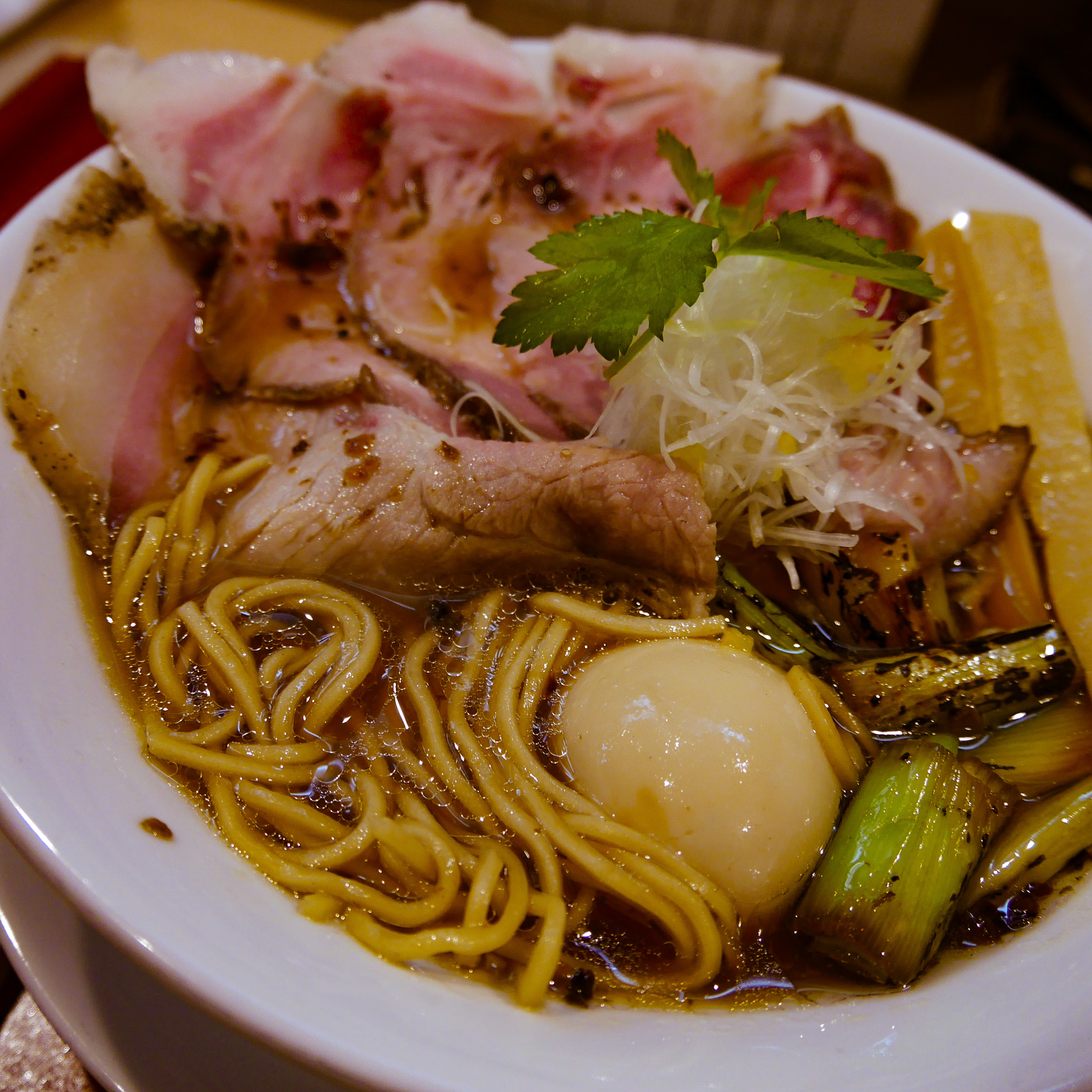 LUMIX G VARIO PZ 14-42/F3.5-5.6 sample photo. Soy-sauce ramen photography