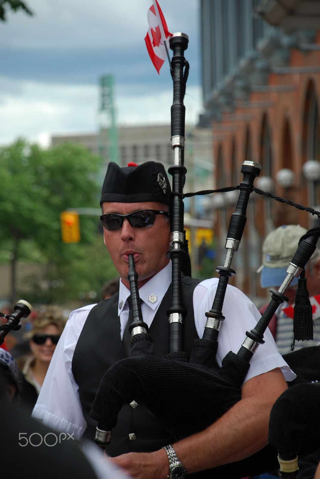 Nikon D40X sample photo. Bagpiper photography