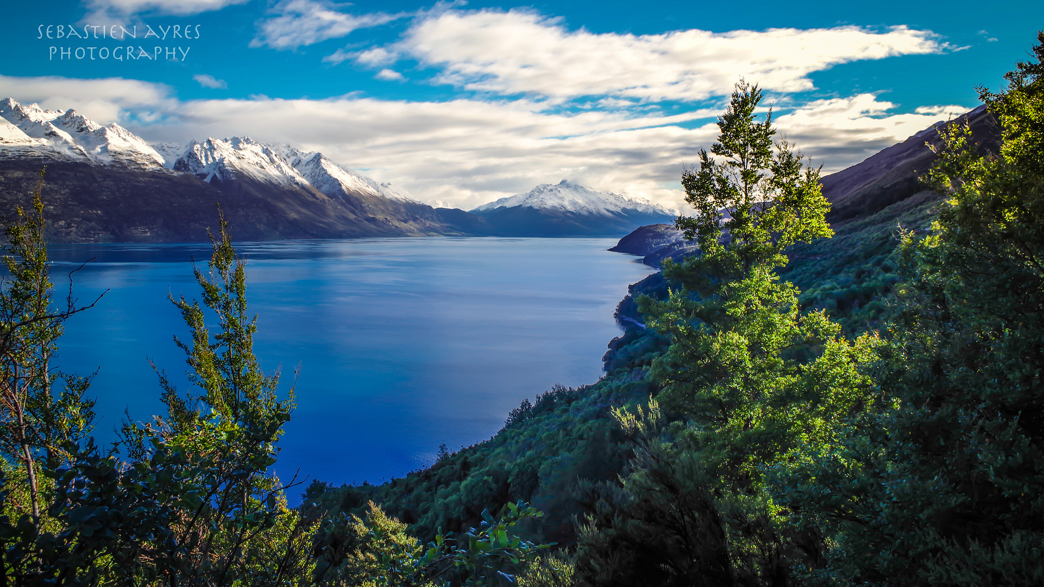 Pentax K-S2 sample photo. Lake wakatipu & mountains photography