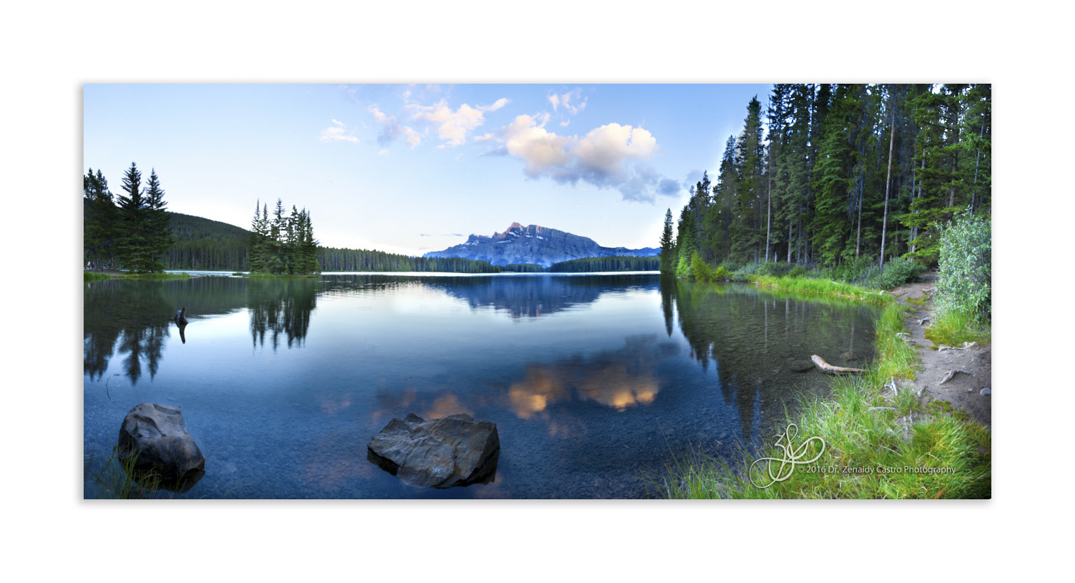 Schneider LS 28mm f/4.5 sample photo. Two jack lake canada photography