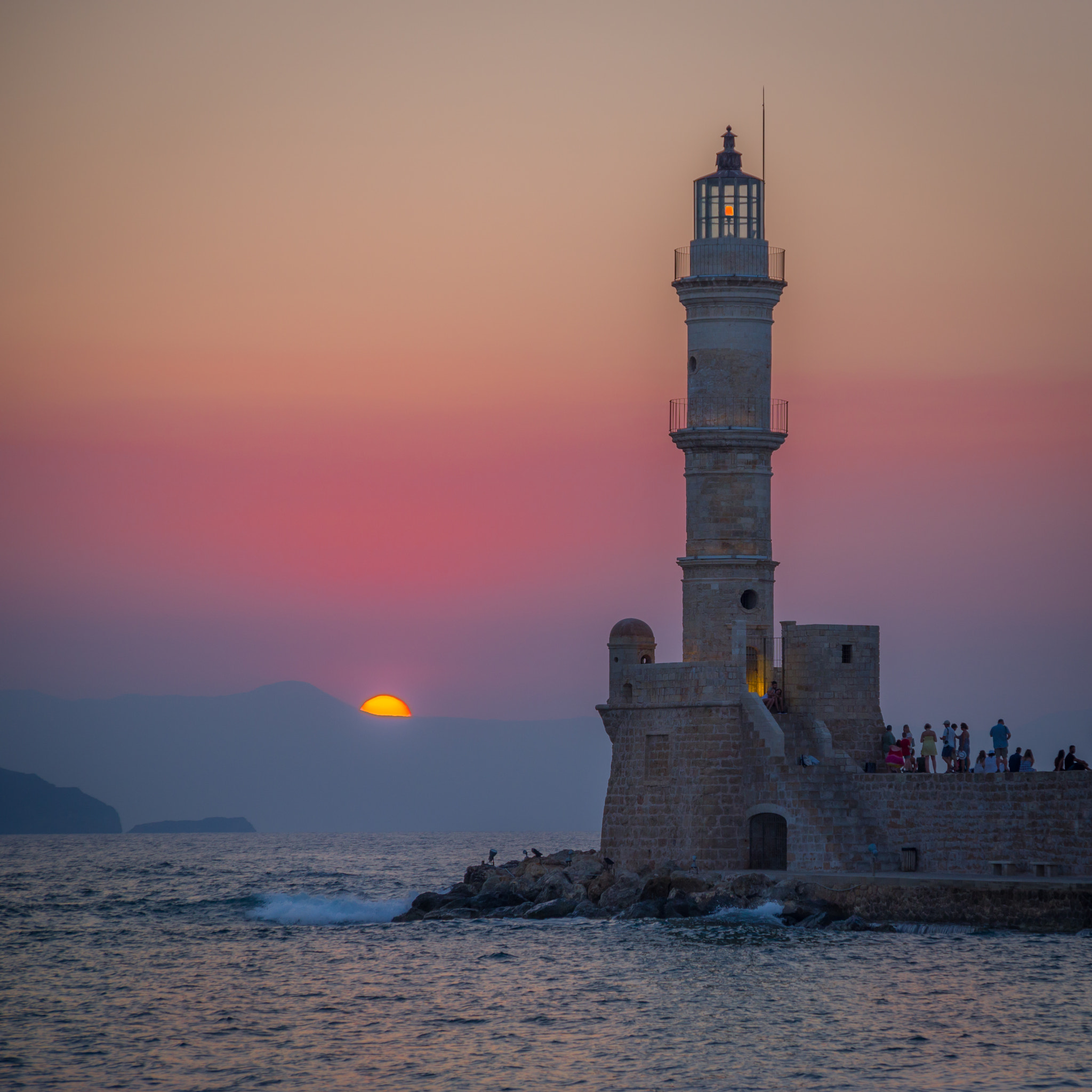 Pentax K-3 II sample photo. Chania sunset photography