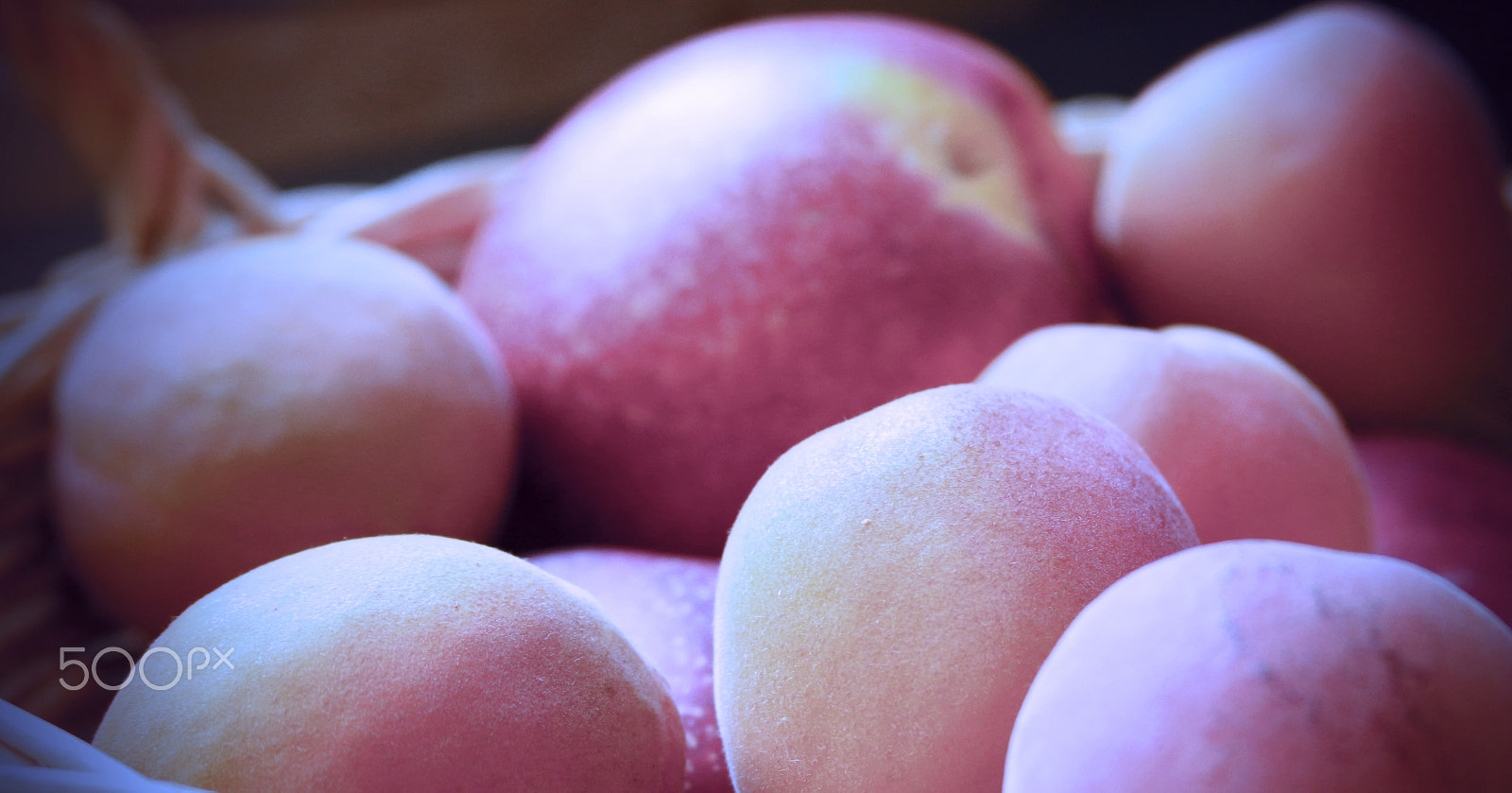 Canon EF 28-135mm F3.5-5.6 IS USM sample photo. ... a basket full of apricots photography