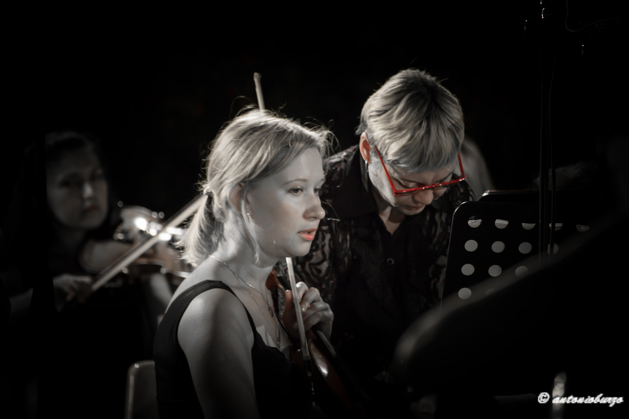 Canon EF-S 55-250mm F4-5.6 IS STM sample photo. Violin photography