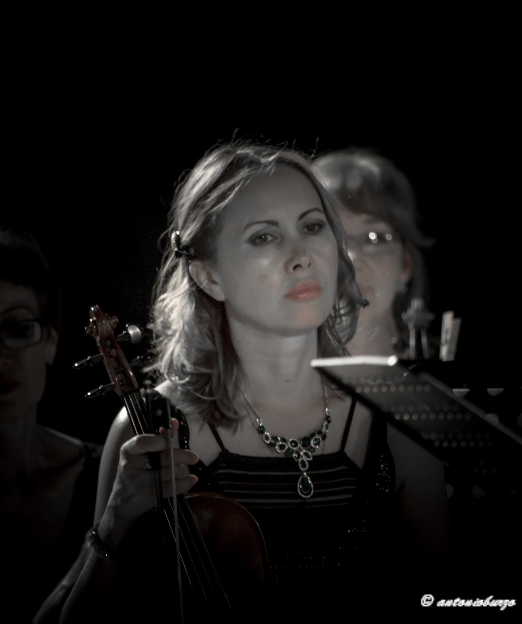 Canon EF-S 55-250mm F4-5.6 IS STM sample photo. Violin photography