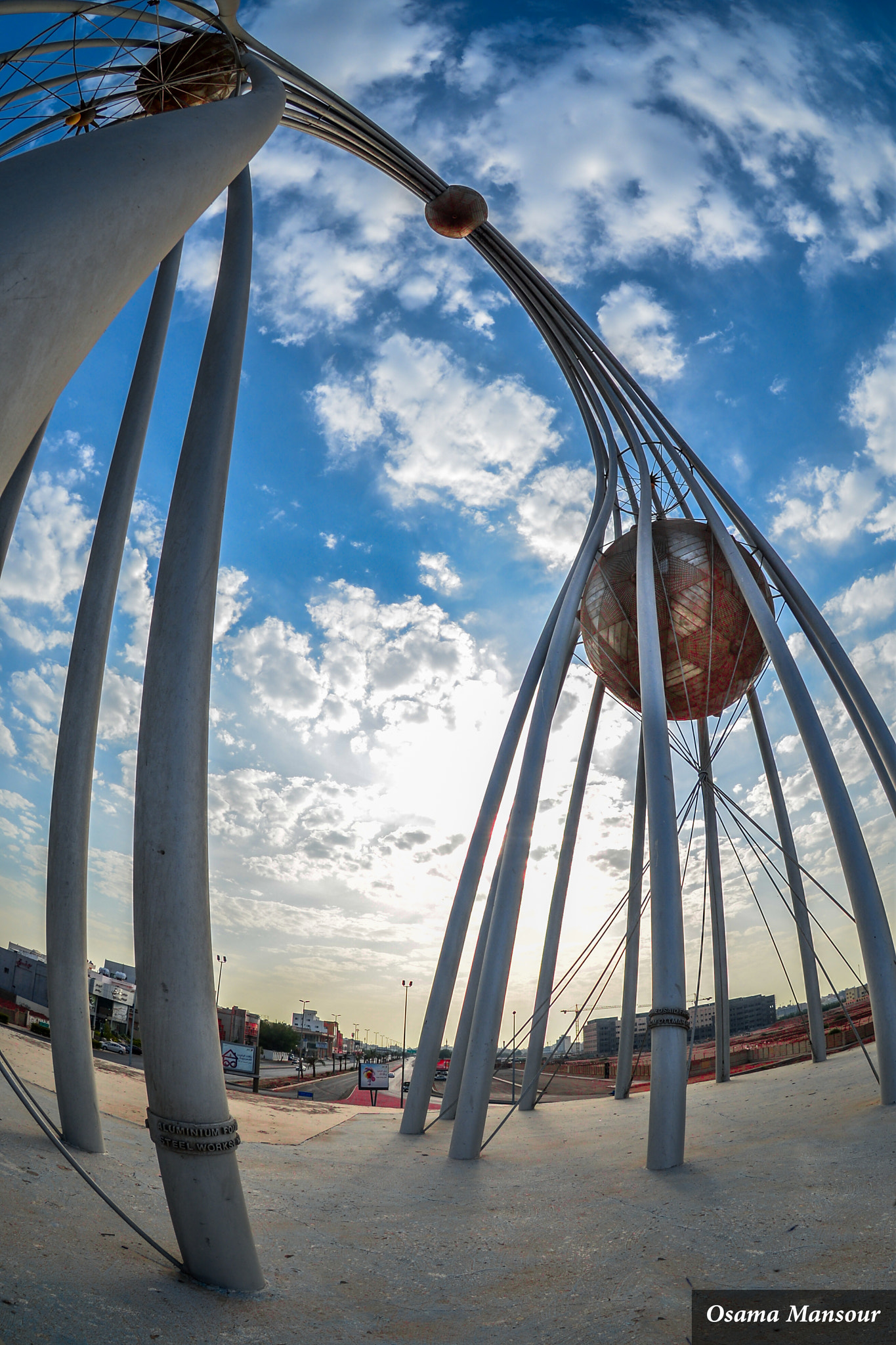 Nikon AF DX Fisheye-Nikkor 10.5mm F2.8G ED sample photo. Astronomy square jeddah photography