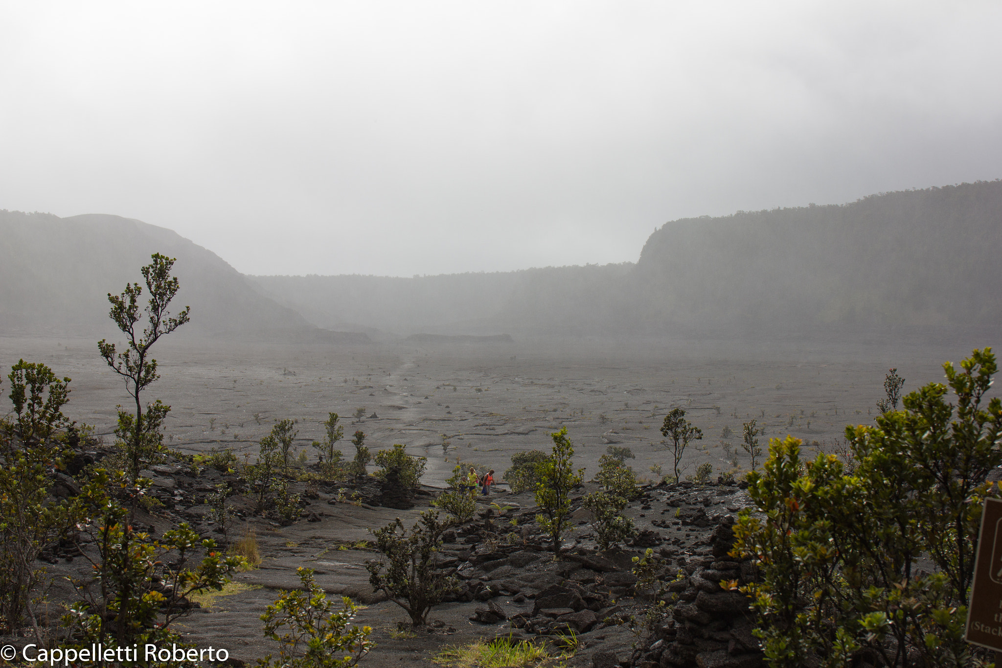 Canon EF 24-70mm F4L IS USM sample photo. Caldera's fog photography
