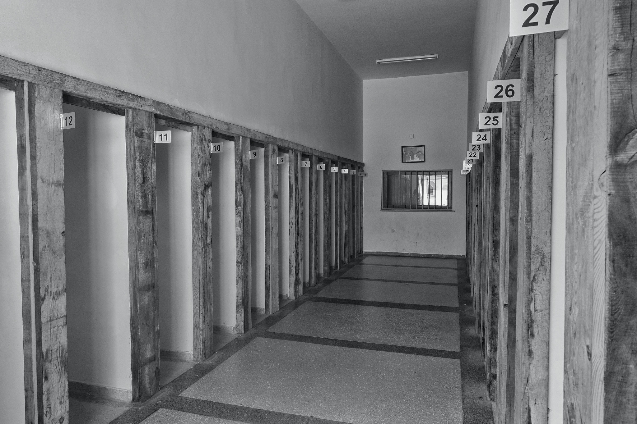 Samsung NX mini sample photo. The ulucanlar prison museum interview rooms photography
