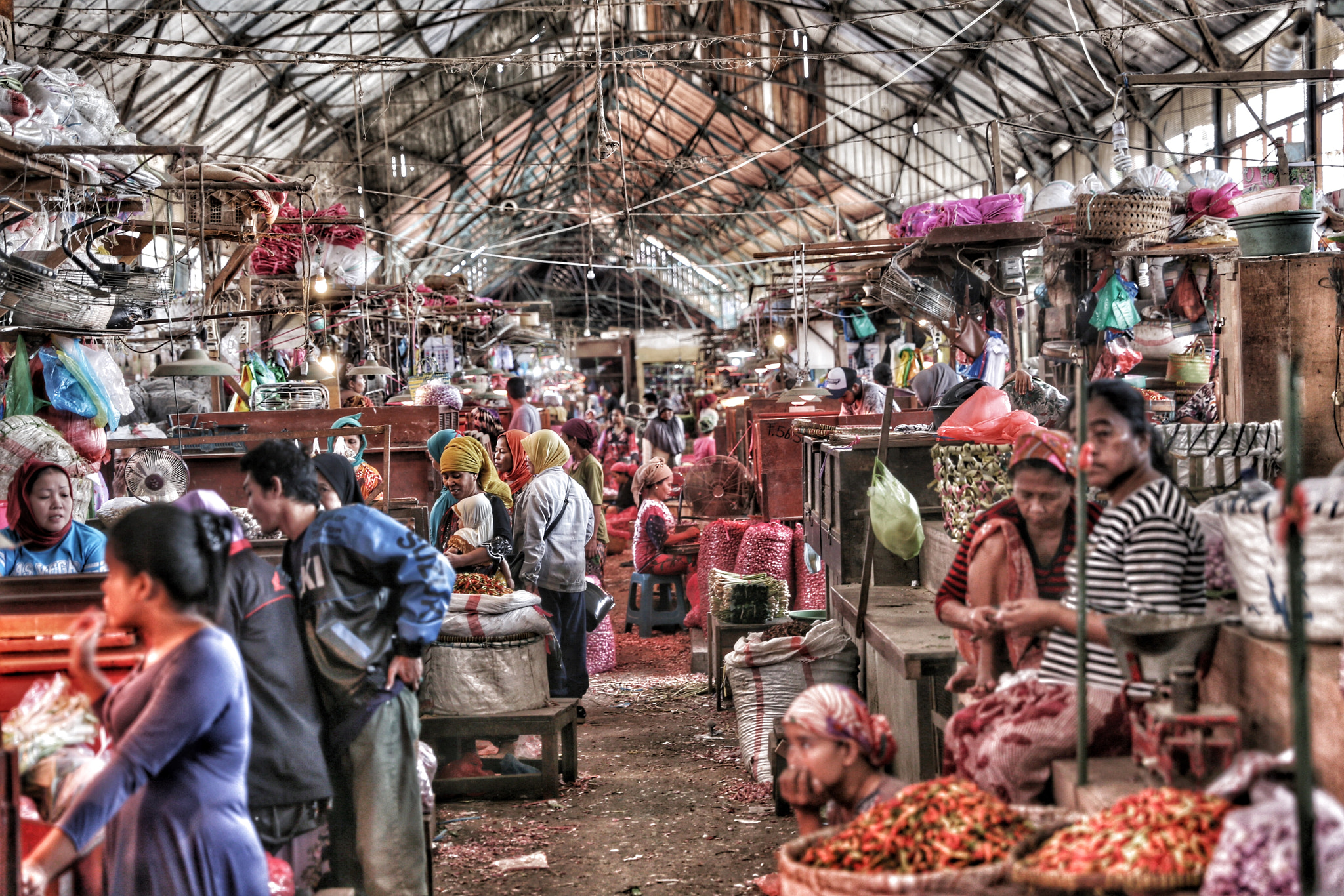 Canon EF 24-70mm F2.8L II USM sample photo. Herb & spice market photography