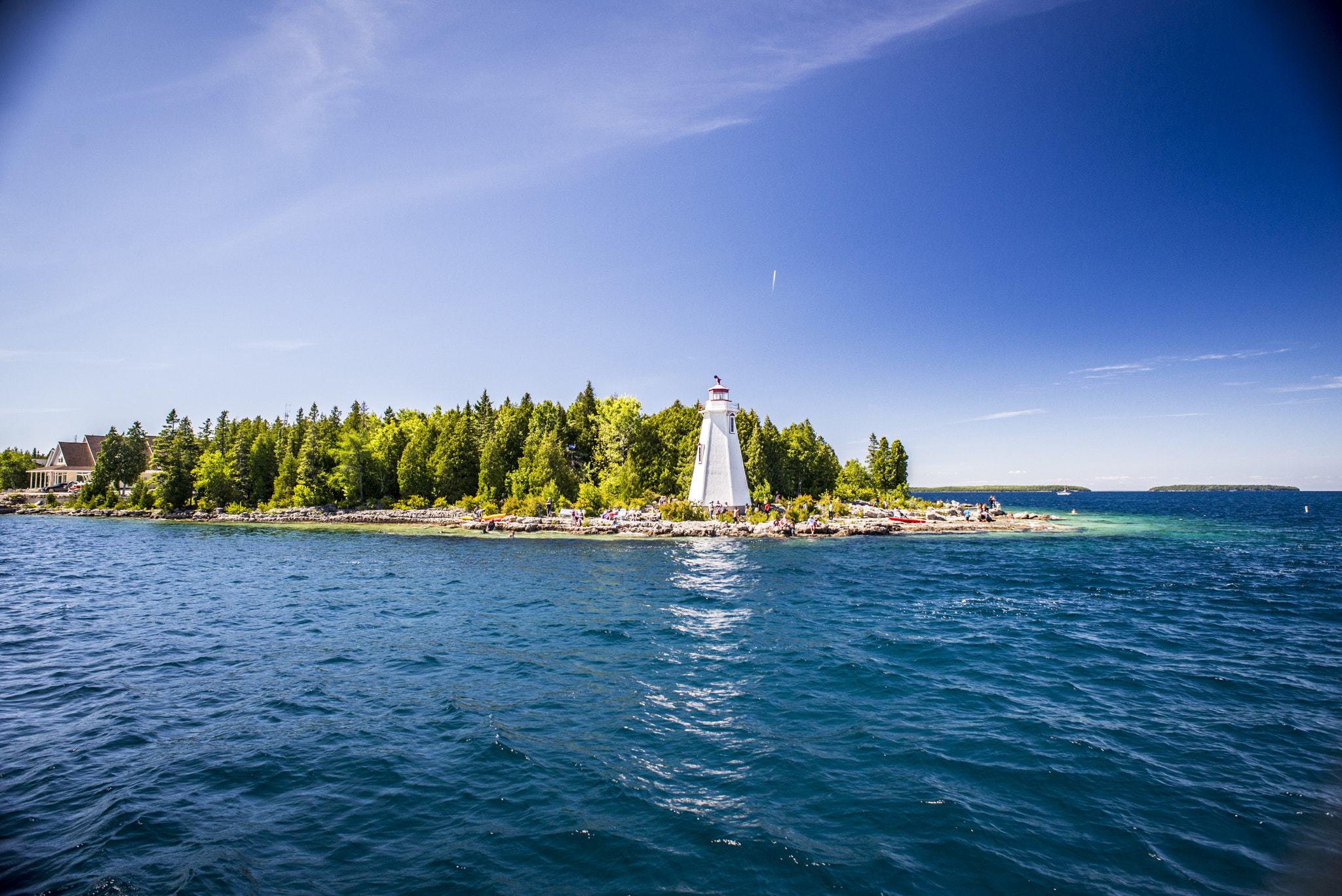 Nikon D600 + Nikon AF Nikkor 20mm F2.8D sample photo. Big tub lighthouse photography