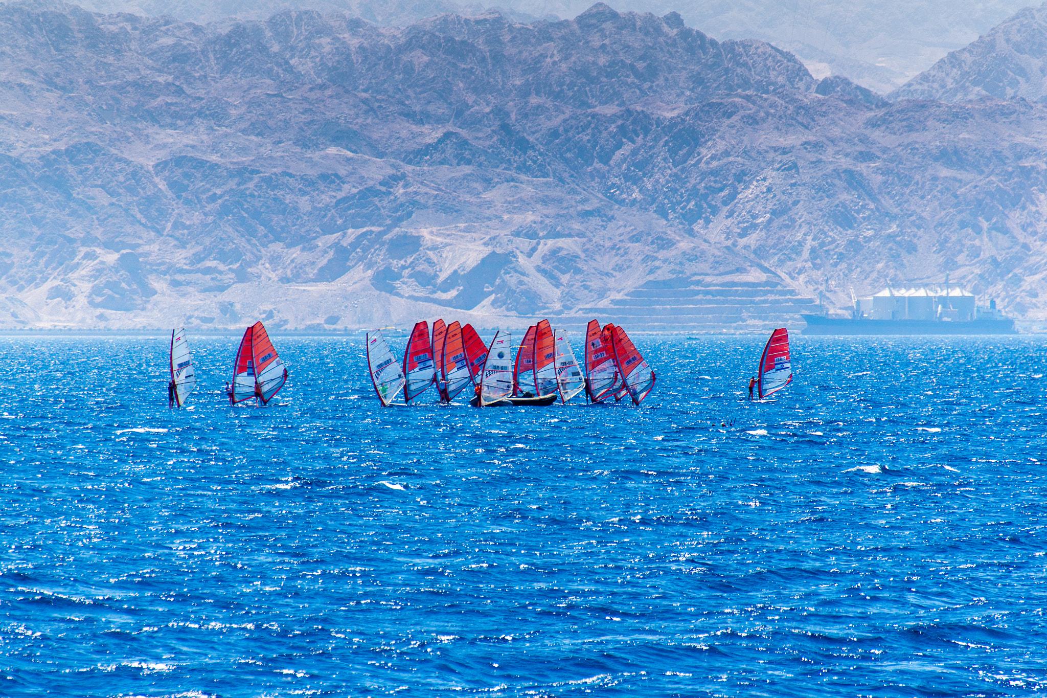 Sigma 18-250mm F3.5-6.3 DC OS HSM sample photo. Eilat surfers photography