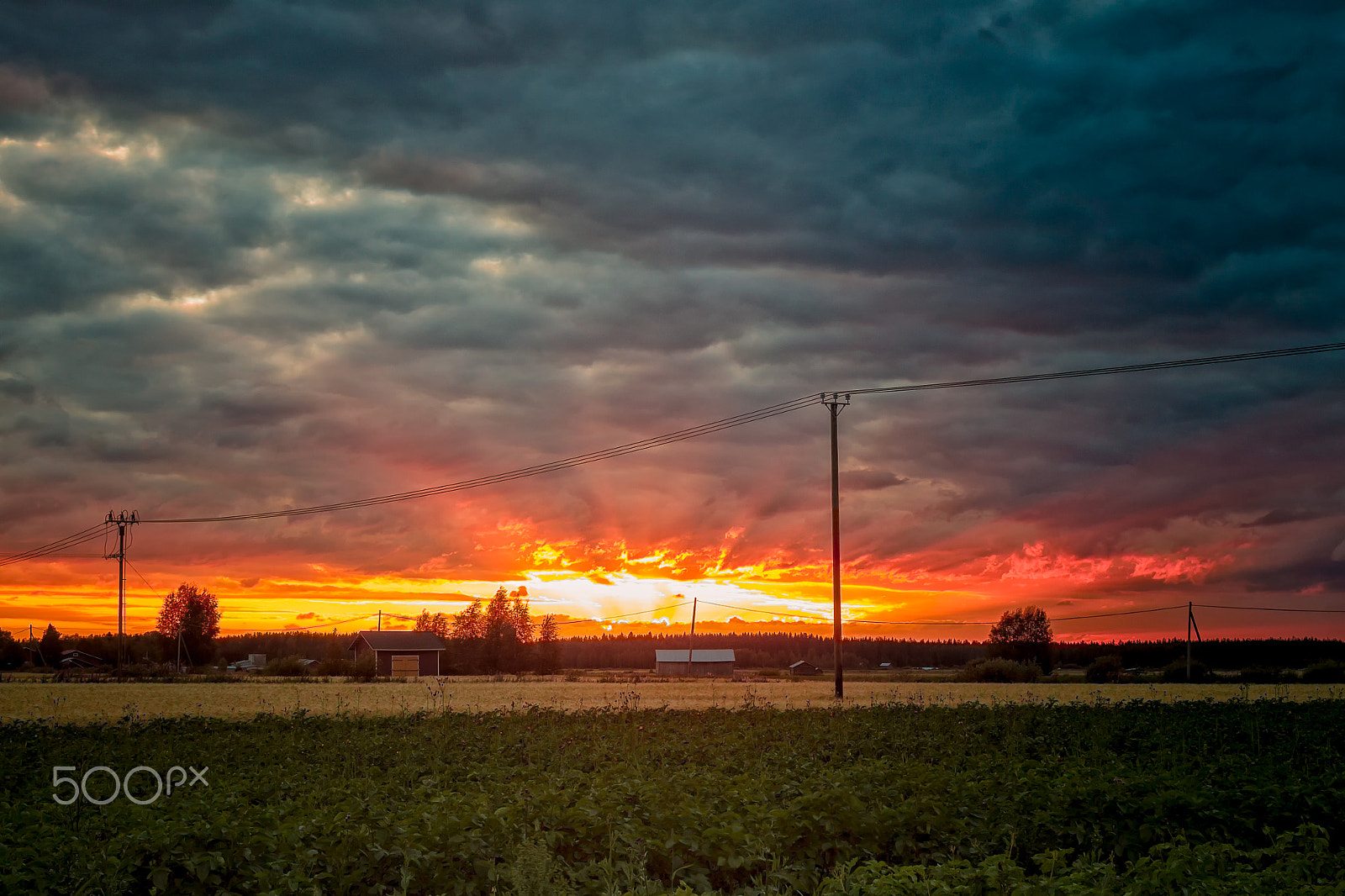Canon EOS 50D + Canon EF 40mm F2.8 STM sample photo. Rays of the setting sun photography