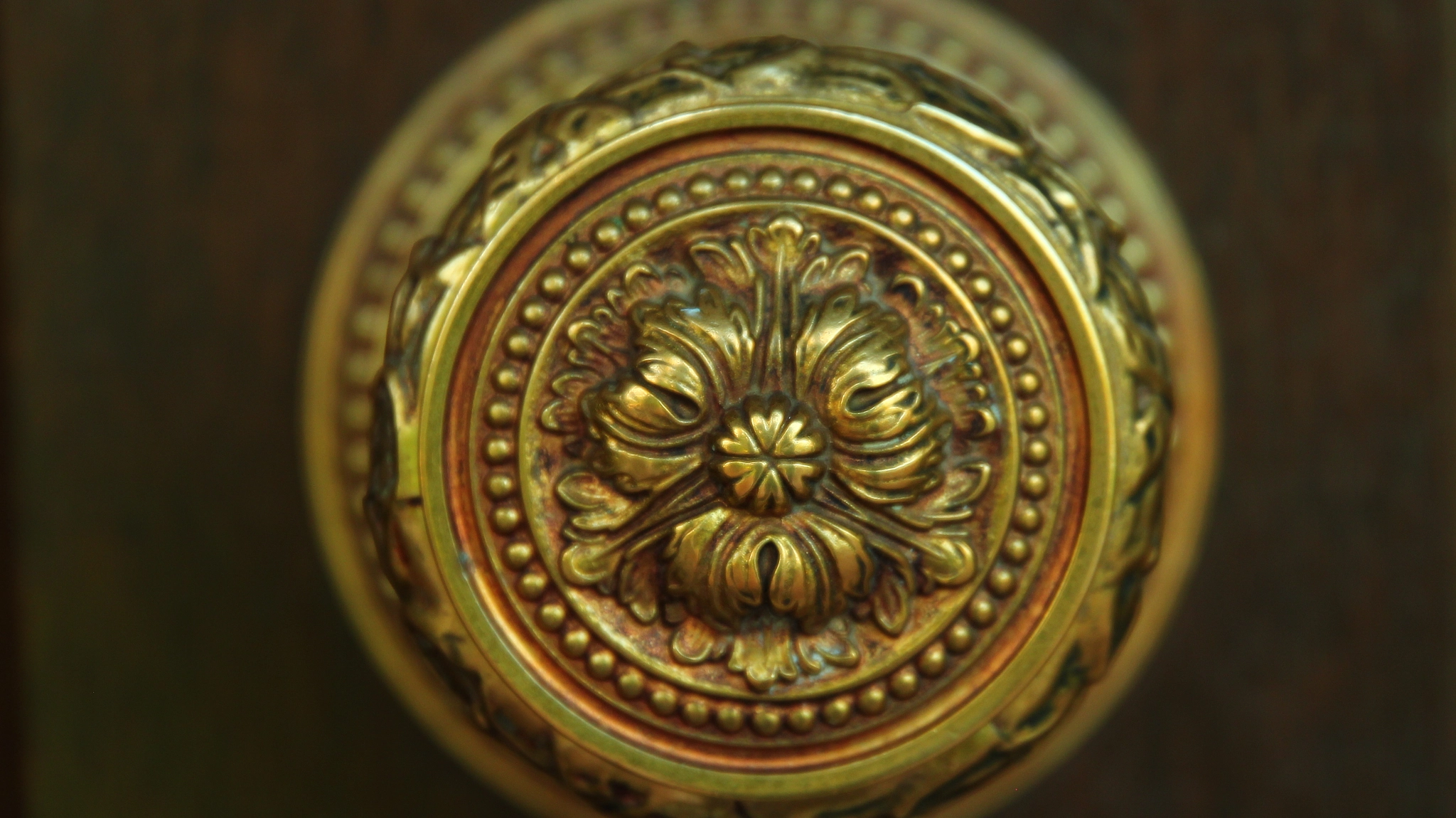 Canon EOS 60D + Sigma 24-105mm f/4 DG OS HSM | A sample photo. Gold knob in florence style. photography