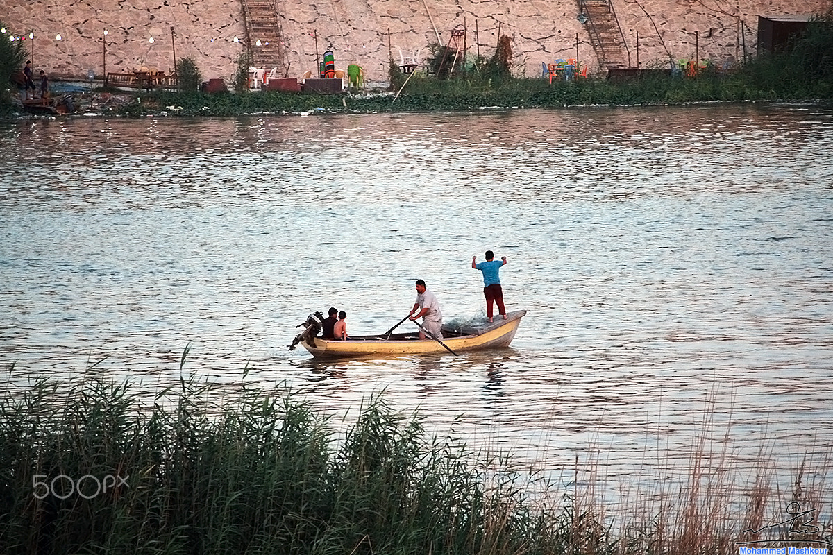 Canon EF-S 55-250mm F4-5.6 IS STM sample photo. Fishing in tigress photography