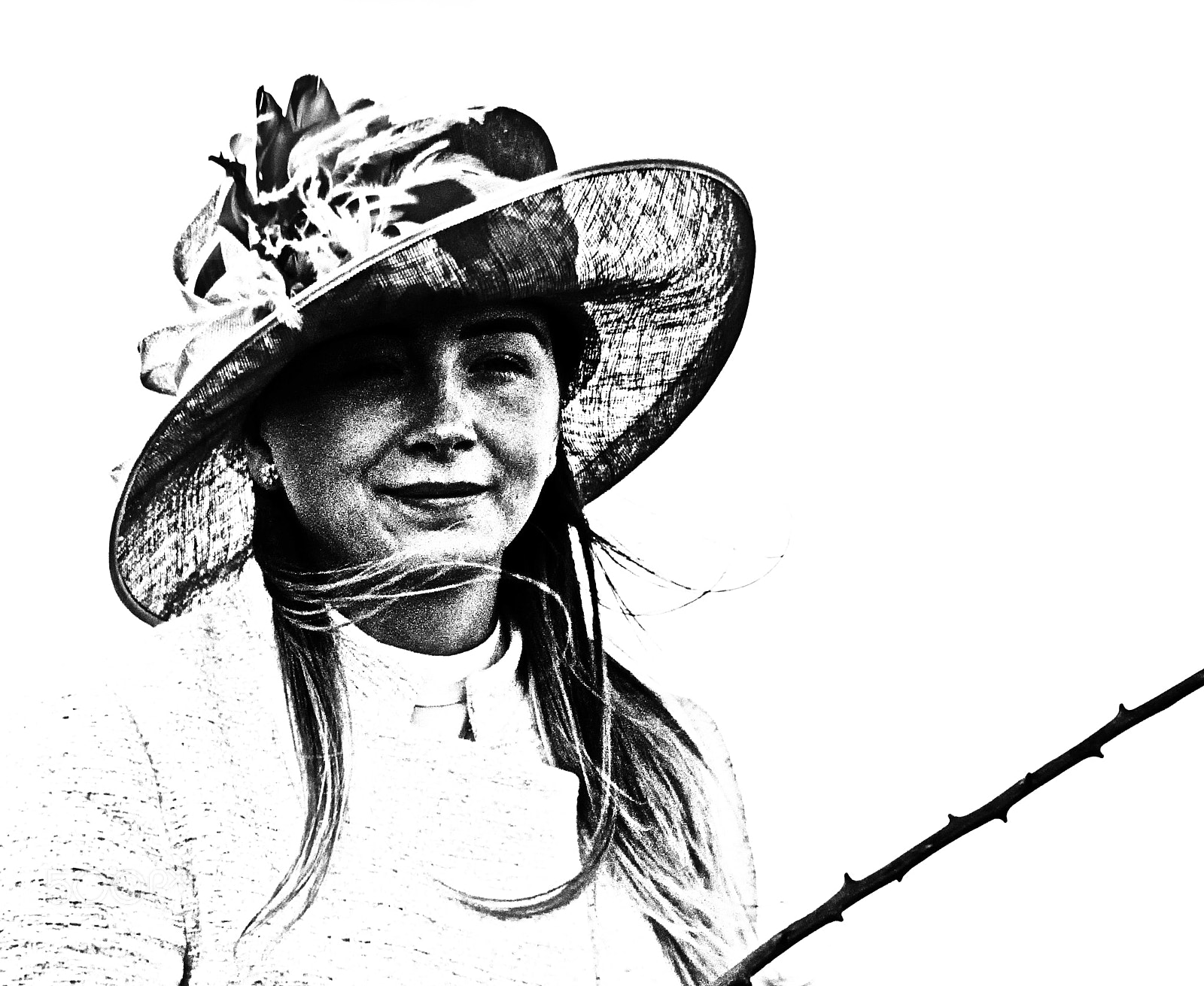 Sony DT 18-250mm F3.5-6.3 sample photo. Girl in a hat photography