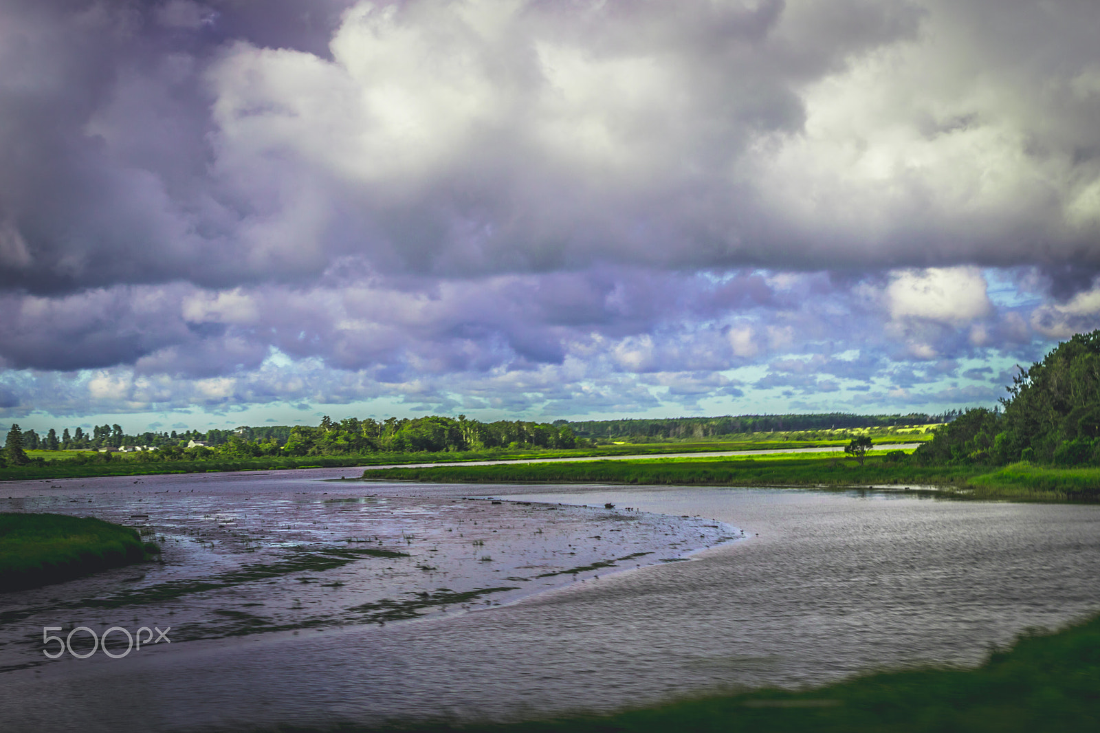 Nikon D5500 + Nikon AF-S Nikkor 50mm F1.4G sample photo. Prince edward island mud flats photography