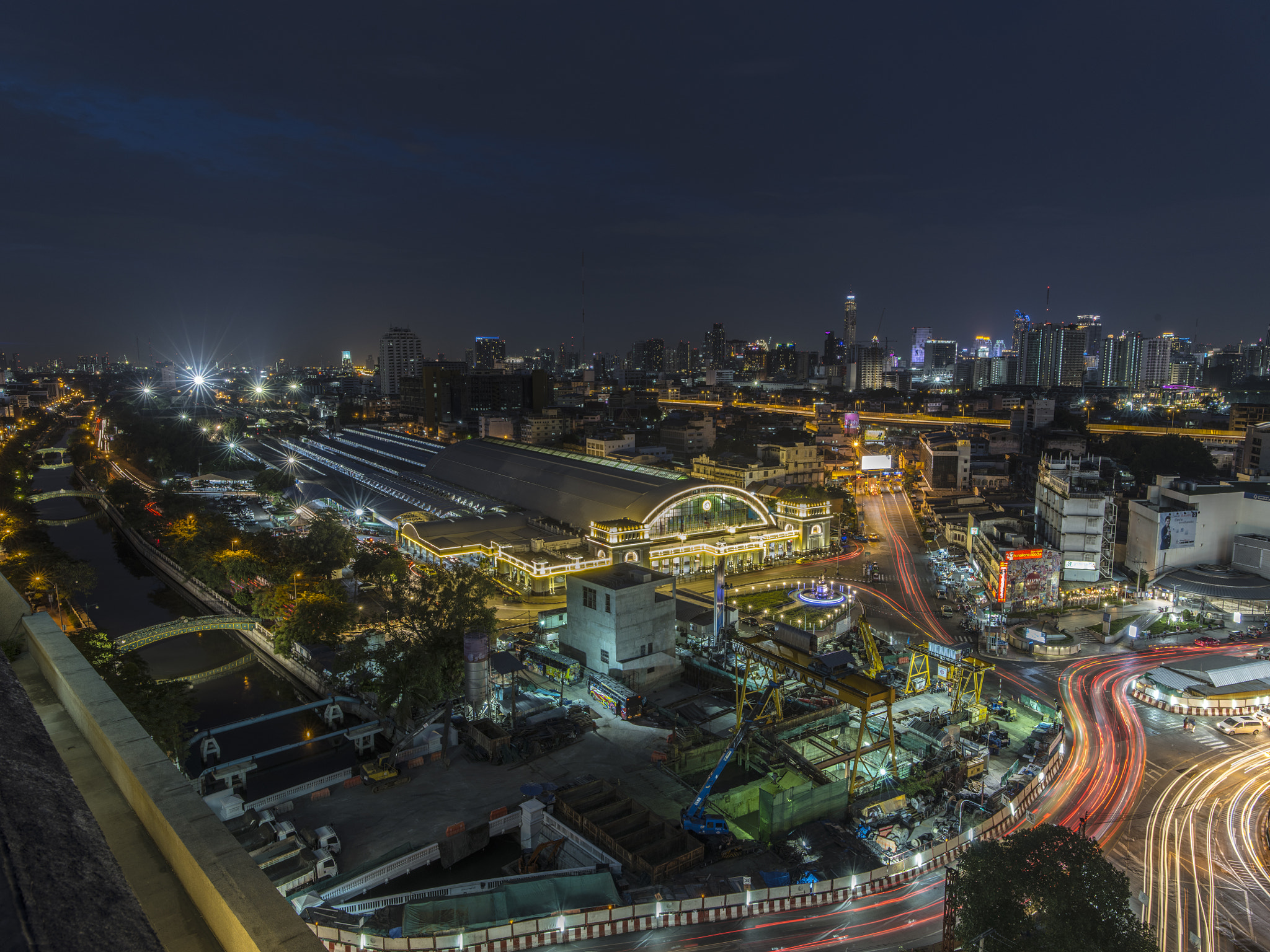 Pentax 645Z sample photo. Hua lamphong railway station photography