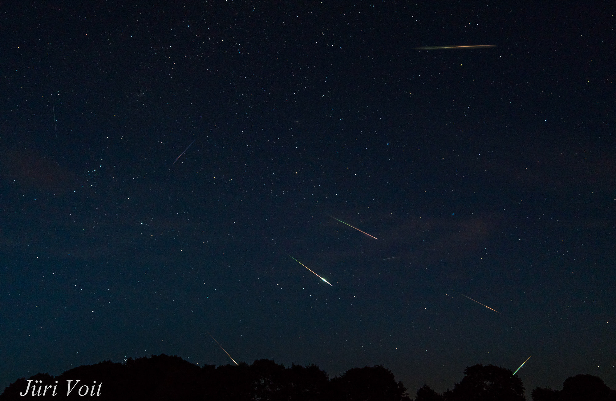 Pentax K-50 + A Series Lens sample photo. Perseid meteor shower photography