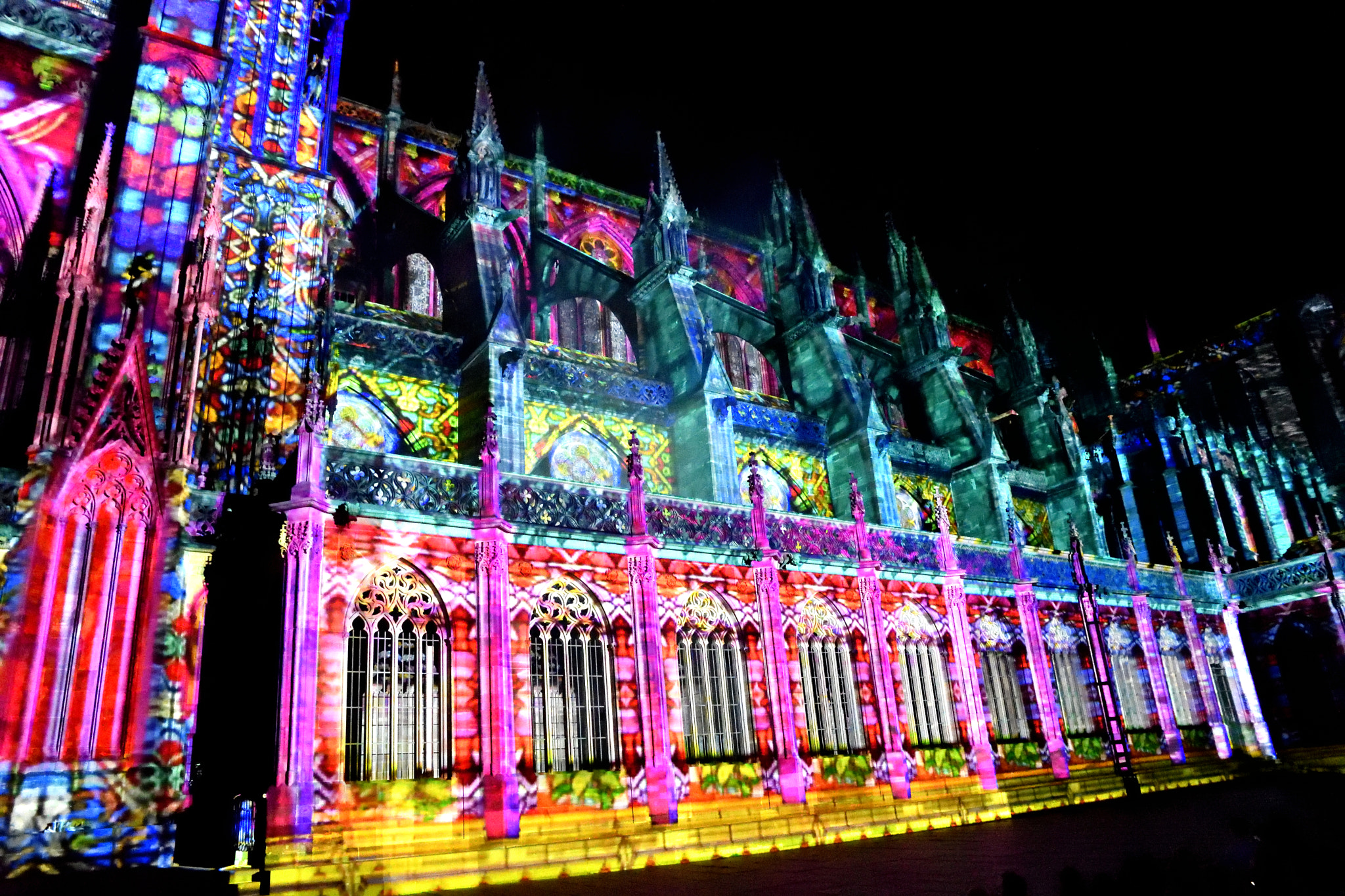 Nikon D500 sample photo. Illumination cathédrale de strasbourg photography