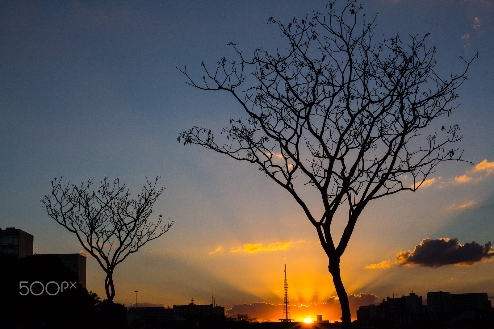 Canon EF 40mm F2.8 STM sample photo. Sunset in brasilia photography