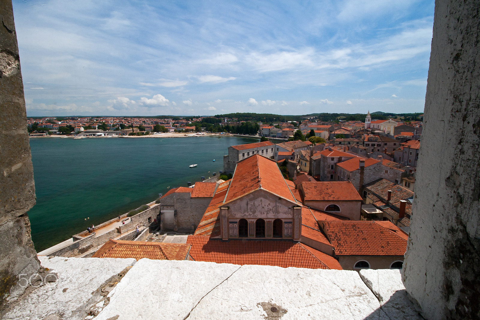 Canon EOS 400D (EOS Digital Rebel XTi / EOS Kiss Digital X) sample photo. Poreč tower view photography