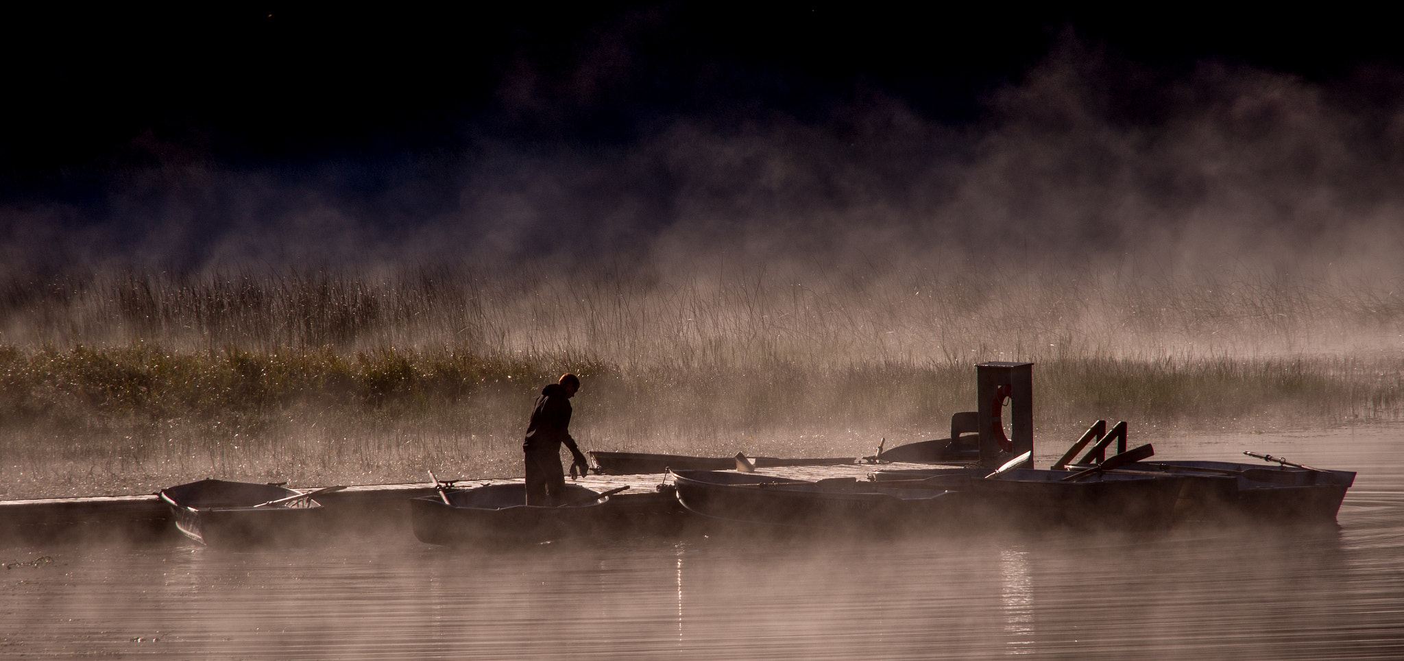 Olympus OM-D E-M5 sample photo. Morning mist photography