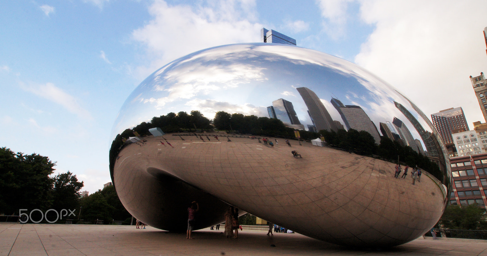 Sony SLT-A35 + Sony DT 11-18mm F4.5-5.6 sample photo. The bean at millenium park photography