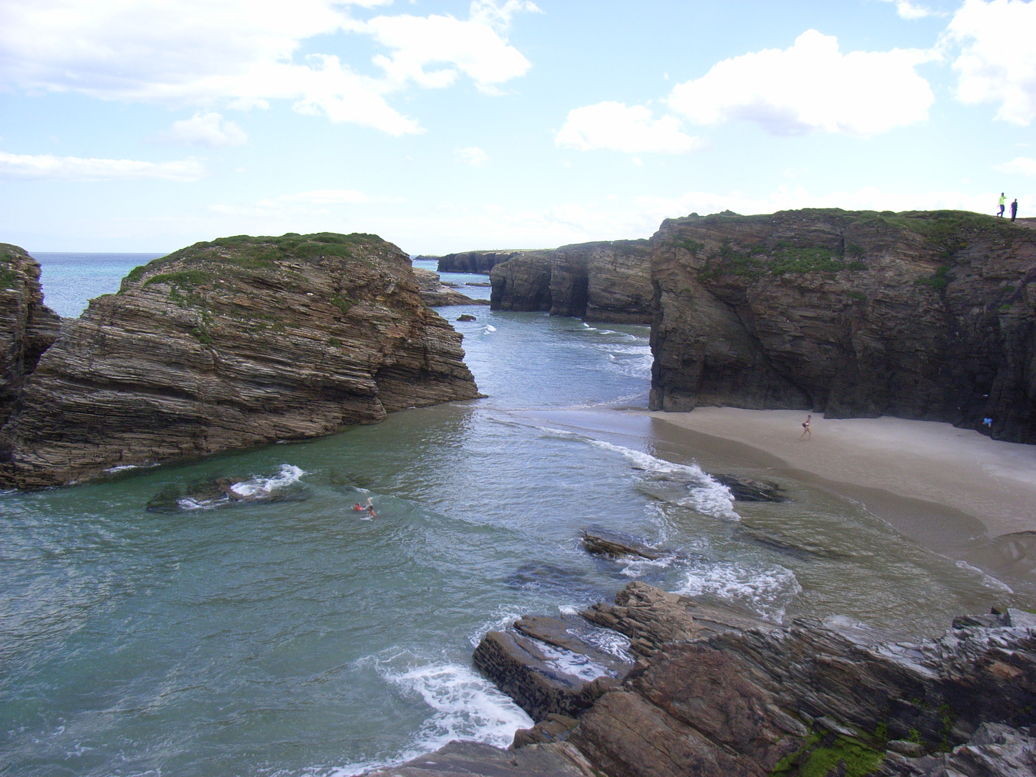 Ricoh Caplio R4 sample photo. Playa de las catedrales ribadeo (lugo) galicia () photography