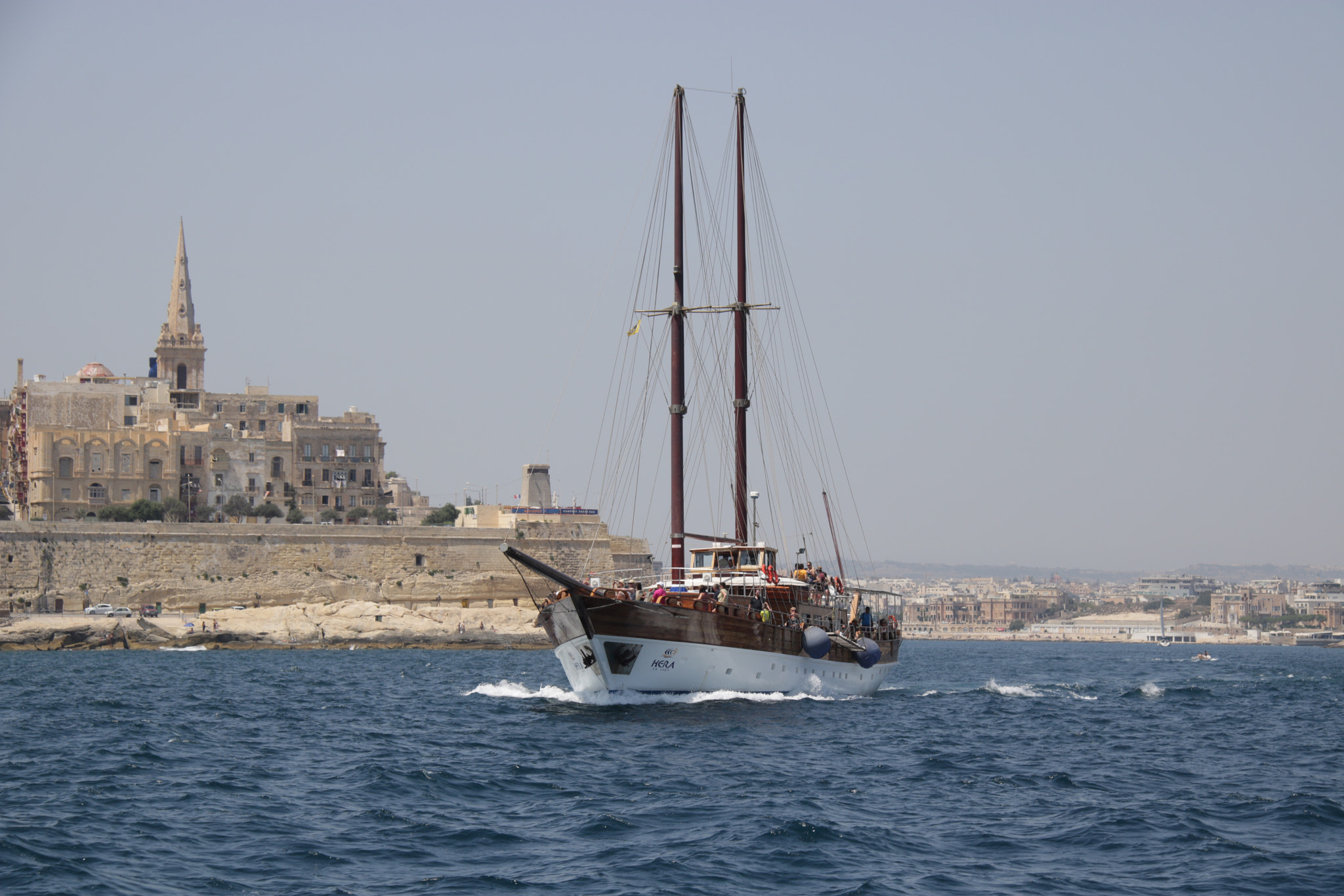 Canon EF-S 18-200mm F3.5-5.6 IS sample photo. Maltese boat photography