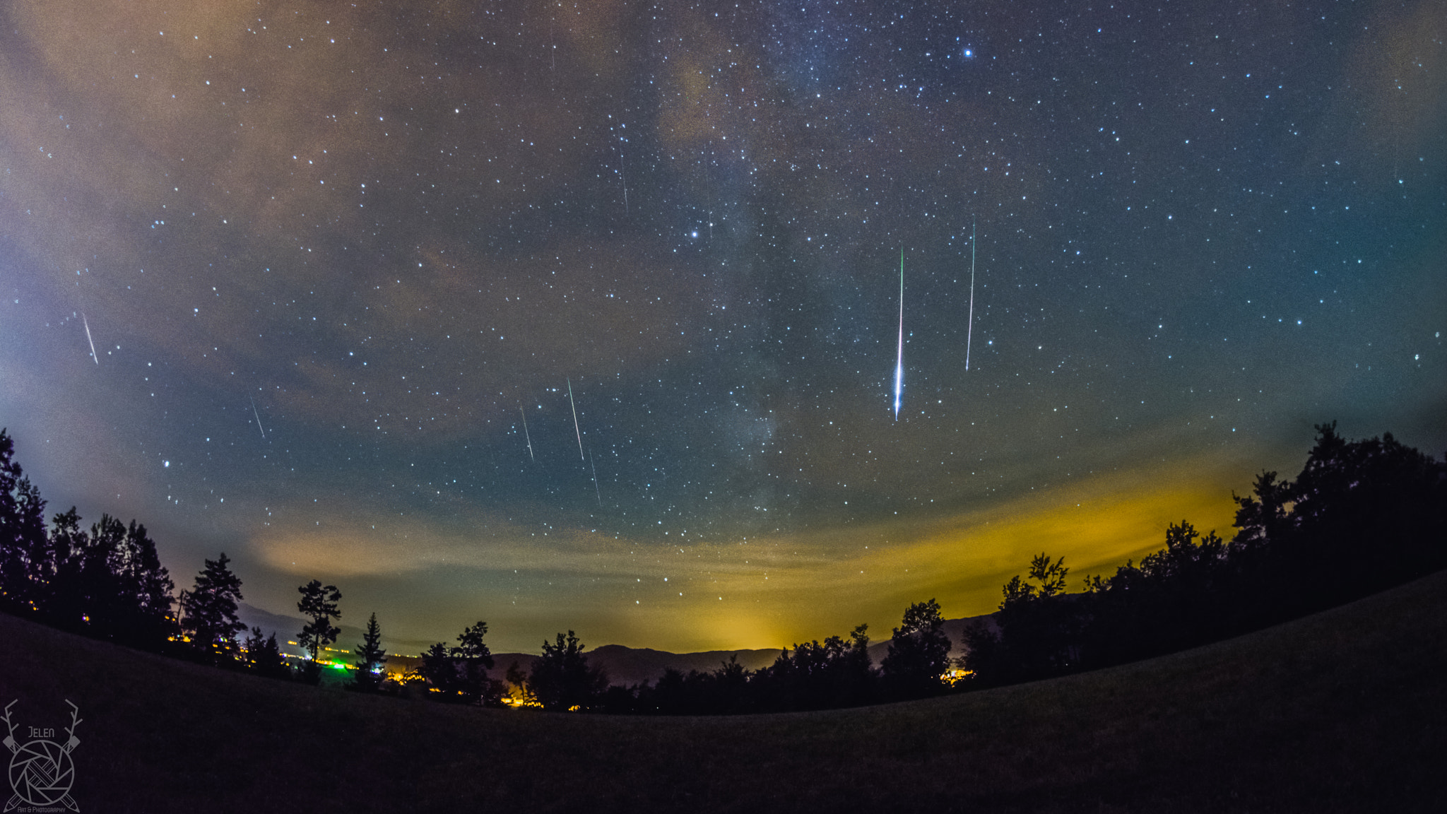 Nikon D5300 + Samyang 8mm F3.5 Aspherical IF MC Fisheye sample photo. Perseids in the sky photography
