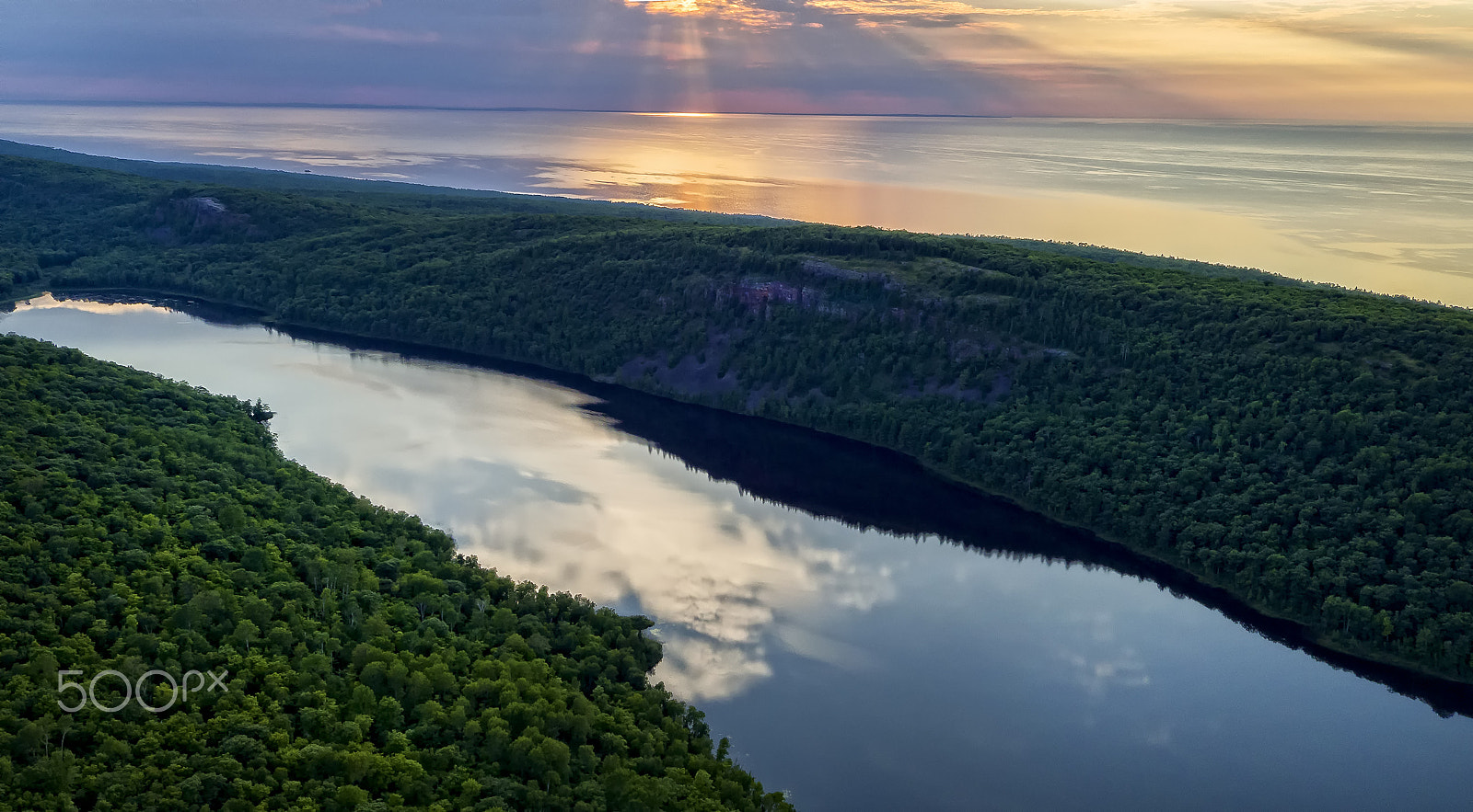 DJI FC550 sample photo. Lake of the clouds#2 photography