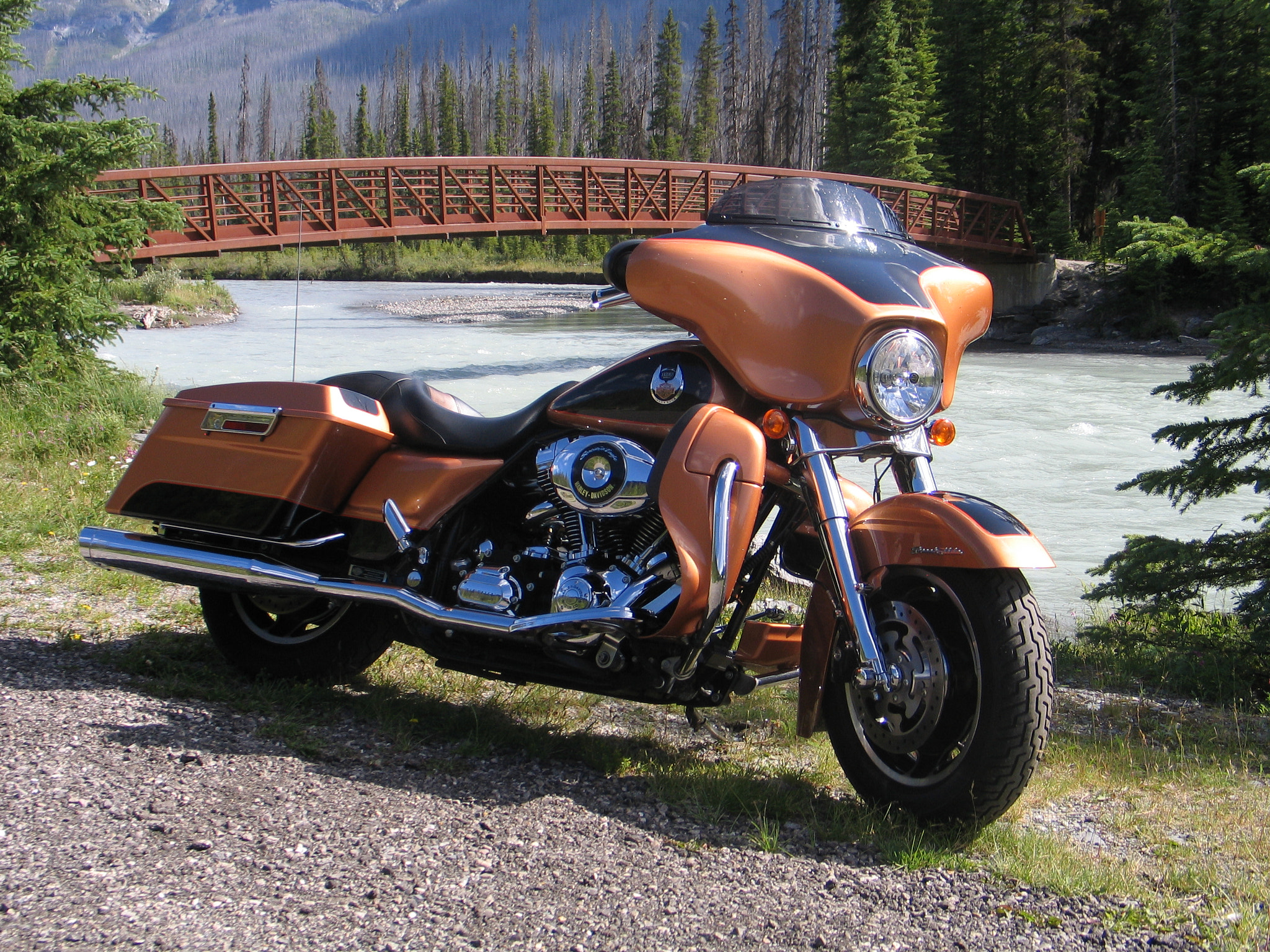 Canon POWERSHOT G5 sample photo. Harley 105 streetgide photography