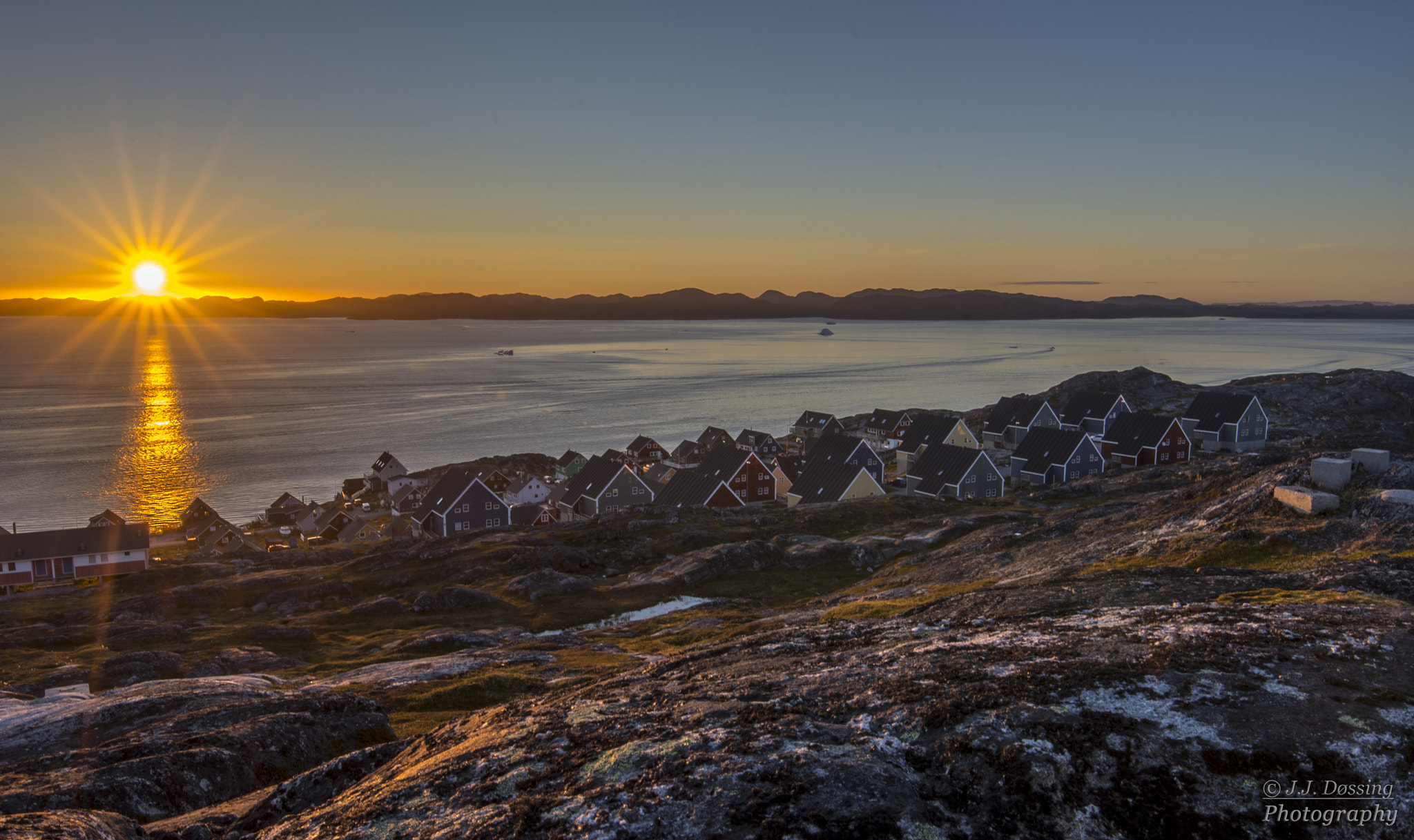 Tamron SP 15-30mm F2.8 Di VC USD sample photo. Sunset nuuk photography