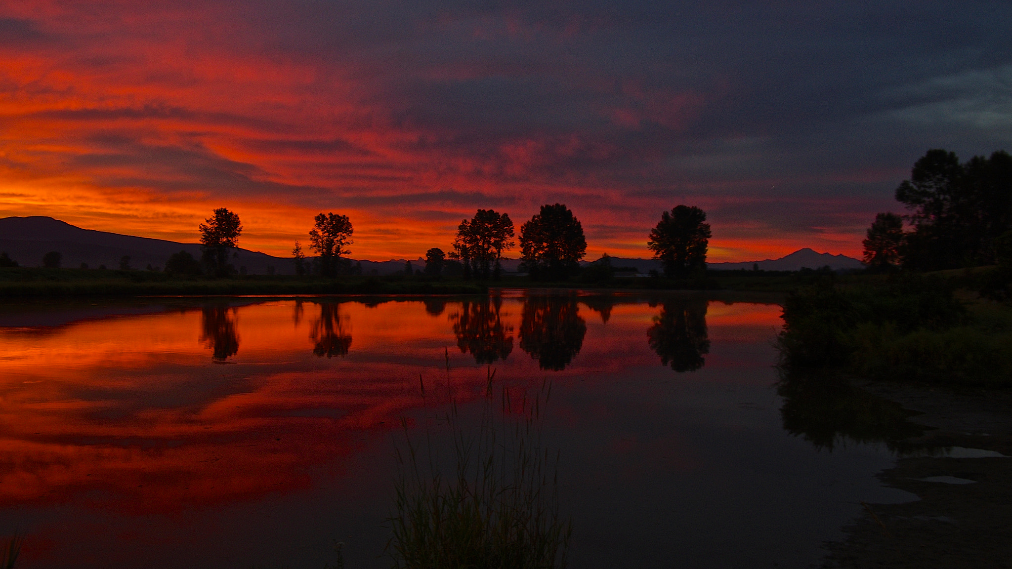 Pentax K-5 sample photo. Red skies photography