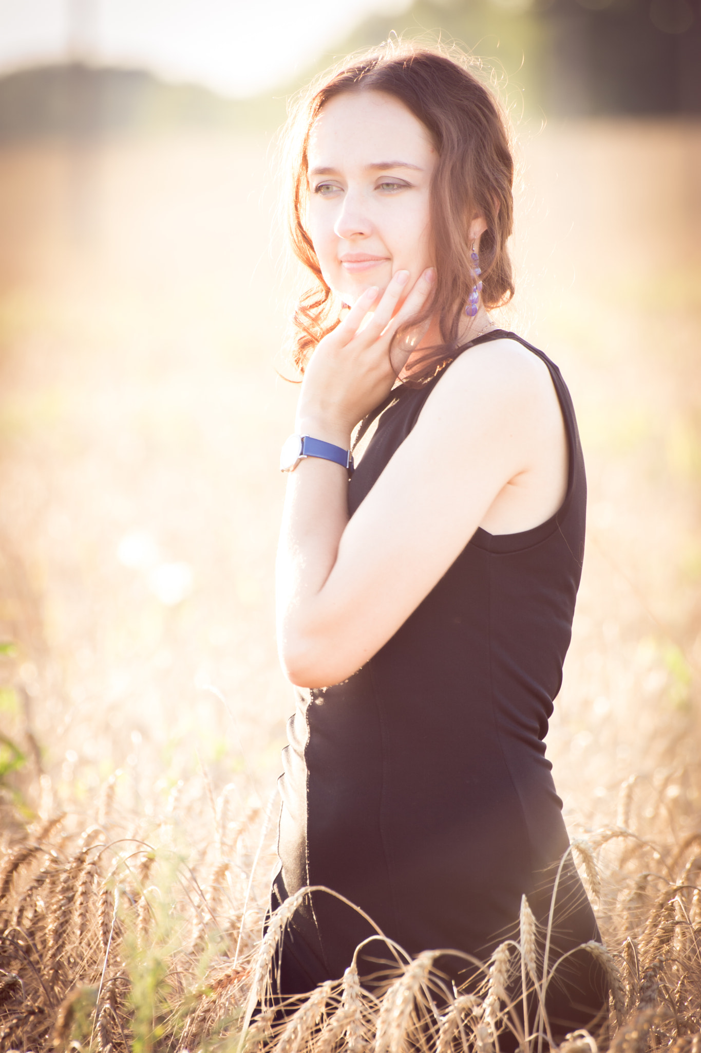Sony 75-300mm F4.5-5.6 sample photo. Галя в поле photography