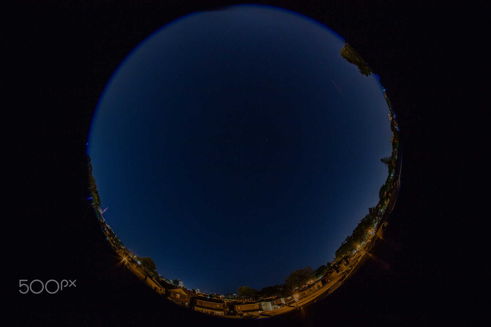Canon EF 8-15mm F4L Fisheye USM sample photo. Toronto's light pollution photography