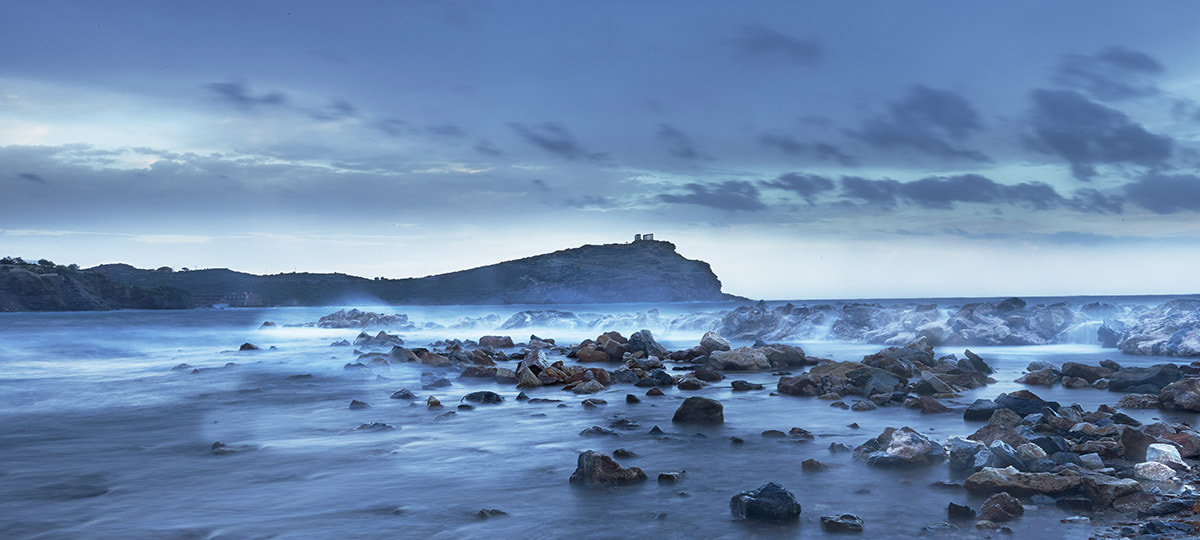 Phase One IQ140 sample photo. Cape sunio temple of neptune panorama rs photography