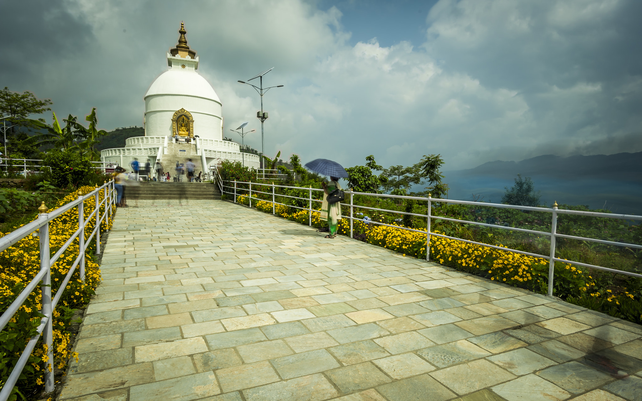 Nikon D700 + Nikon AF-S Nikkor 20mm F1.8G ED sample photo. The world peace pagoda photography