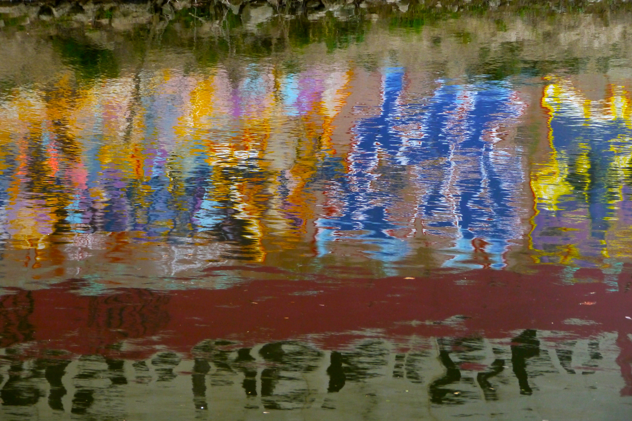 Panasonic Lumix DMC-G5 sample photo. Tags reflection under a bridge photography