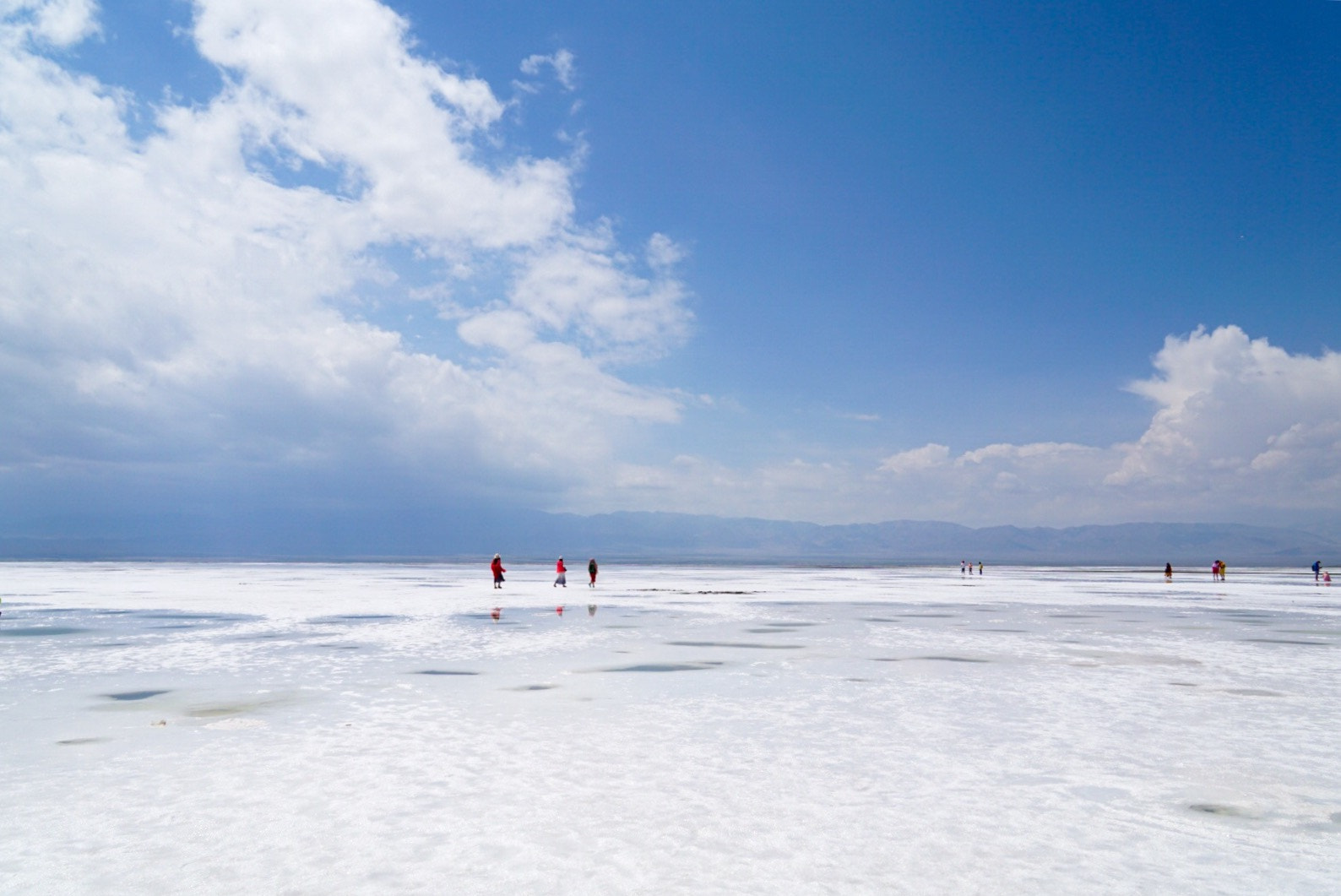 Sony E 18-200mm F3.5-6.3 OSS sample photo. Cha ka salt lake |  in qinghai, china photography