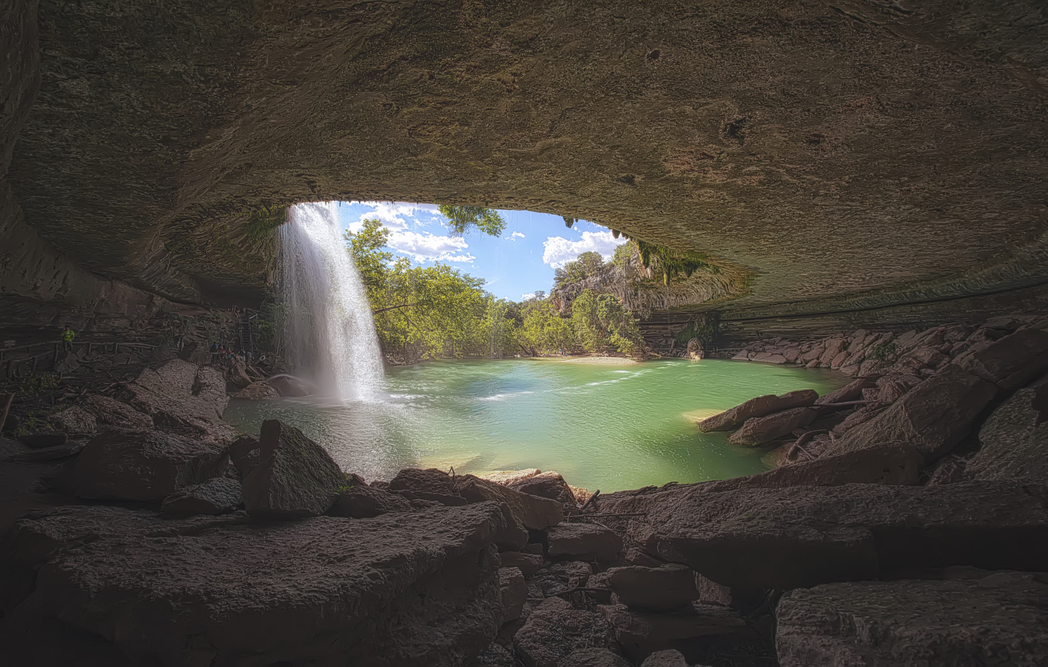 Nikon D800 + Samyang 12mm F2.8 ED AS NCS Fisheye sample photo. Hamilton pool photography