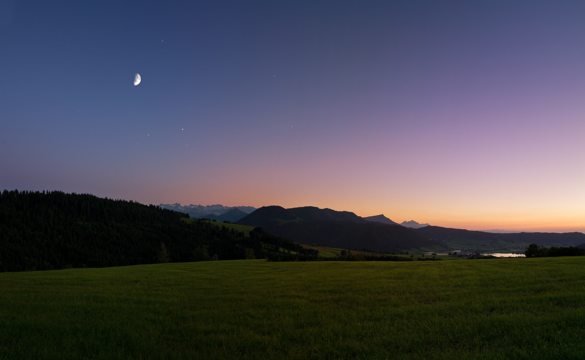 Pentax smc DA* 16-50mm F2.8 ED AL (IF) SDM sample photo. Abendstimmung (innerschweiz) photography