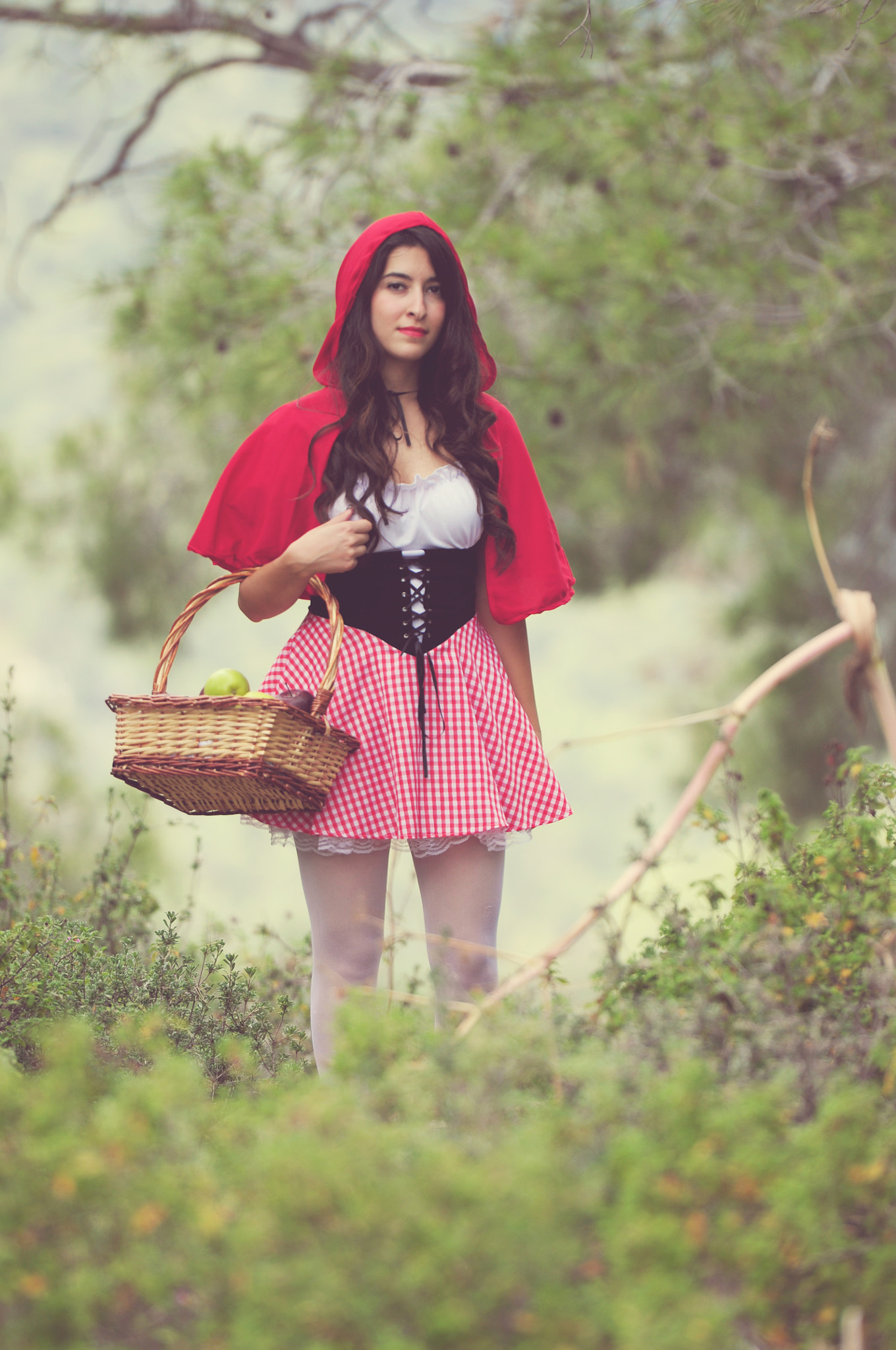 Nikon AF-S Nikkor 70-200mm F2.8G ED VR II sample photo. Red riding hood photography
