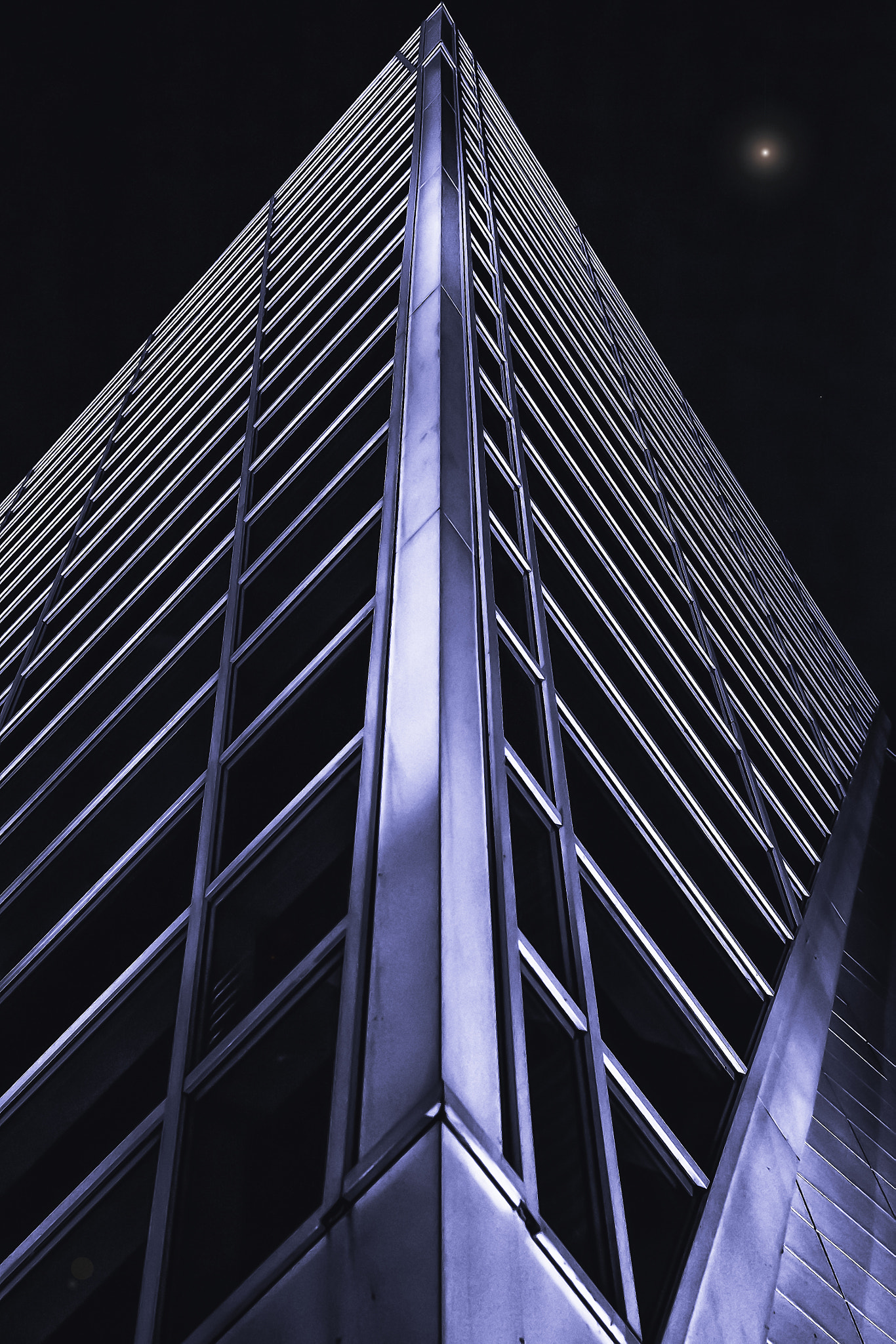 ZEISS Touit 32mm F1.8 sample photo. Night builging photography